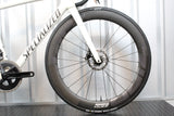 2023 Specialized Tarmac SL7 Rival AXS Zipp 404 Firecrest Road Bike Cream, 52cm, Near Mint