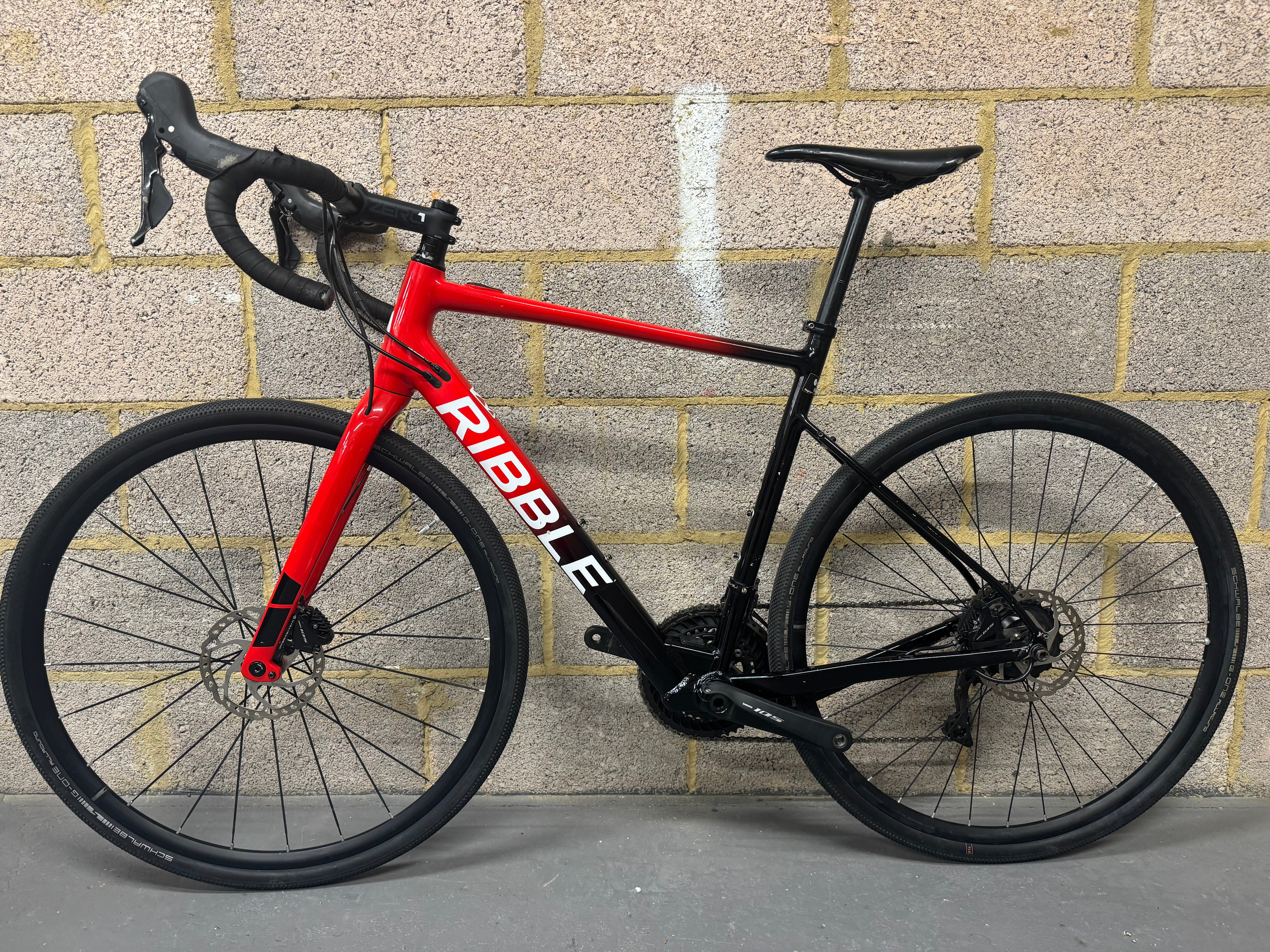 Ribble CGR ALe 105 Hydraulic Black/Red Size 54cm - Used (Collection Only)