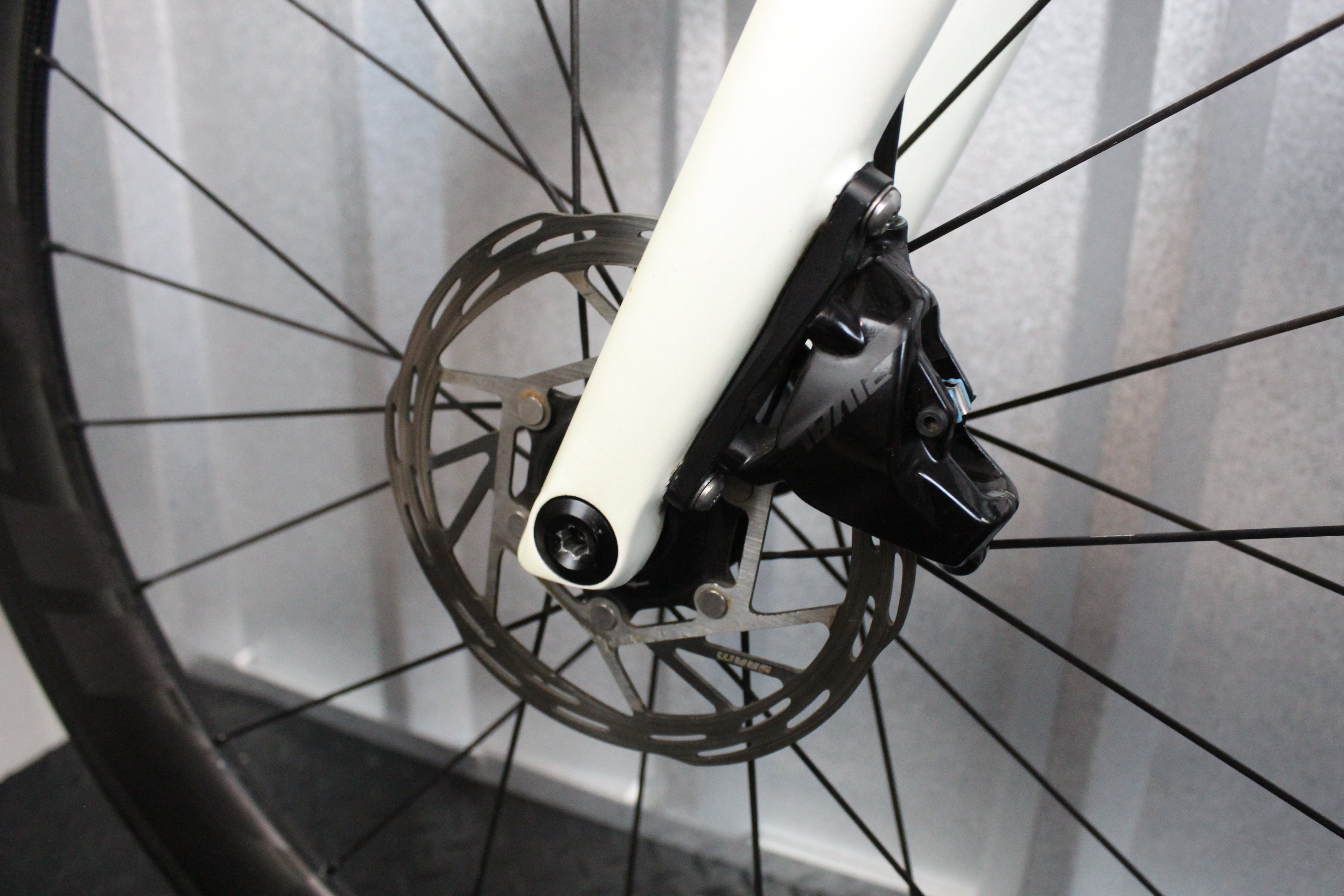 2023 Specialized Tarmac SL7 Rival AXS Zipp 404 Firecrest Road Bike Cream, 52cm, Near Mint