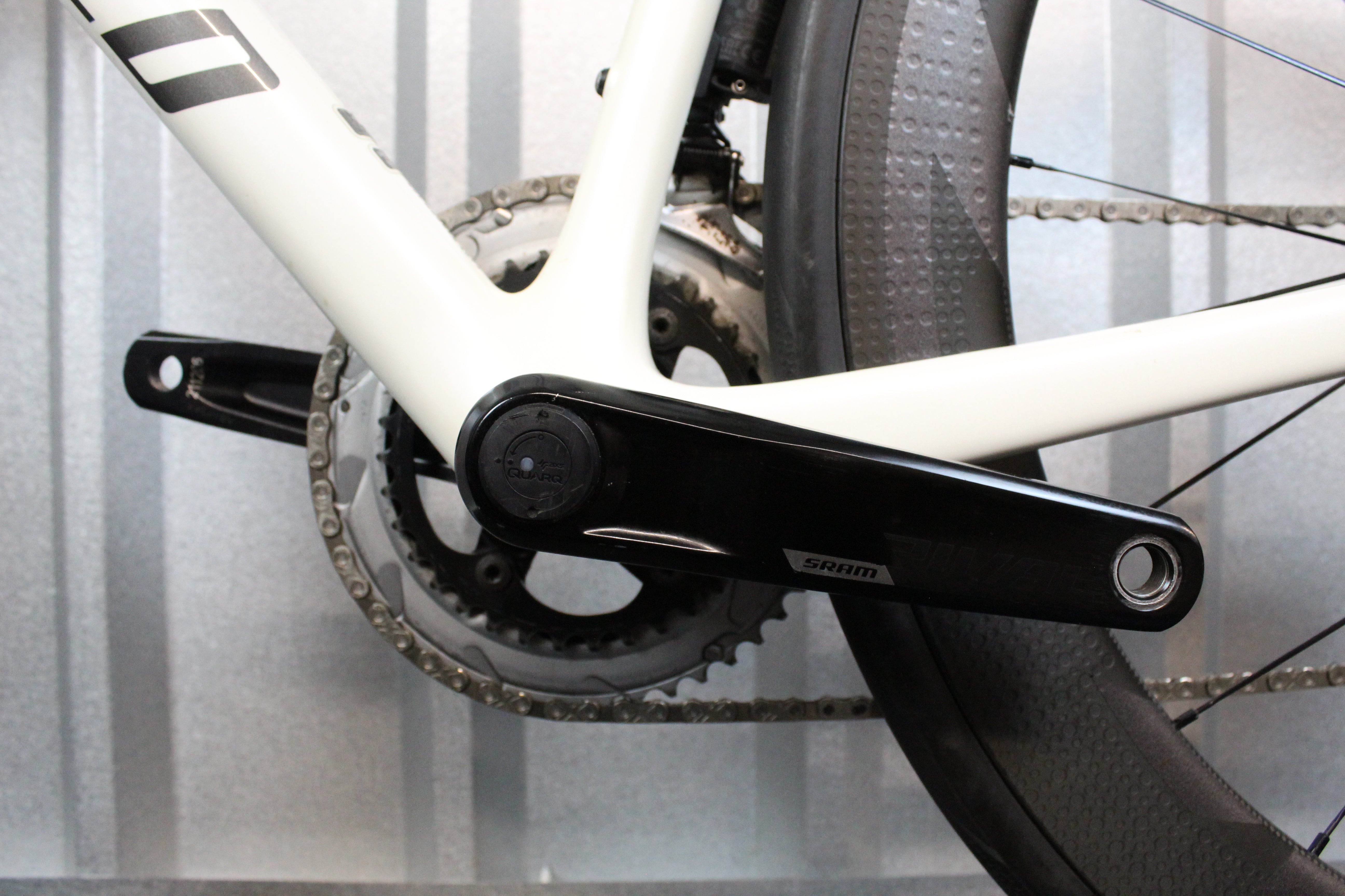 2023 Specialized Tarmac SL7 Rival AXS Zipp 404 Firecrest Road Bike Cream, 52cm, Near Mint