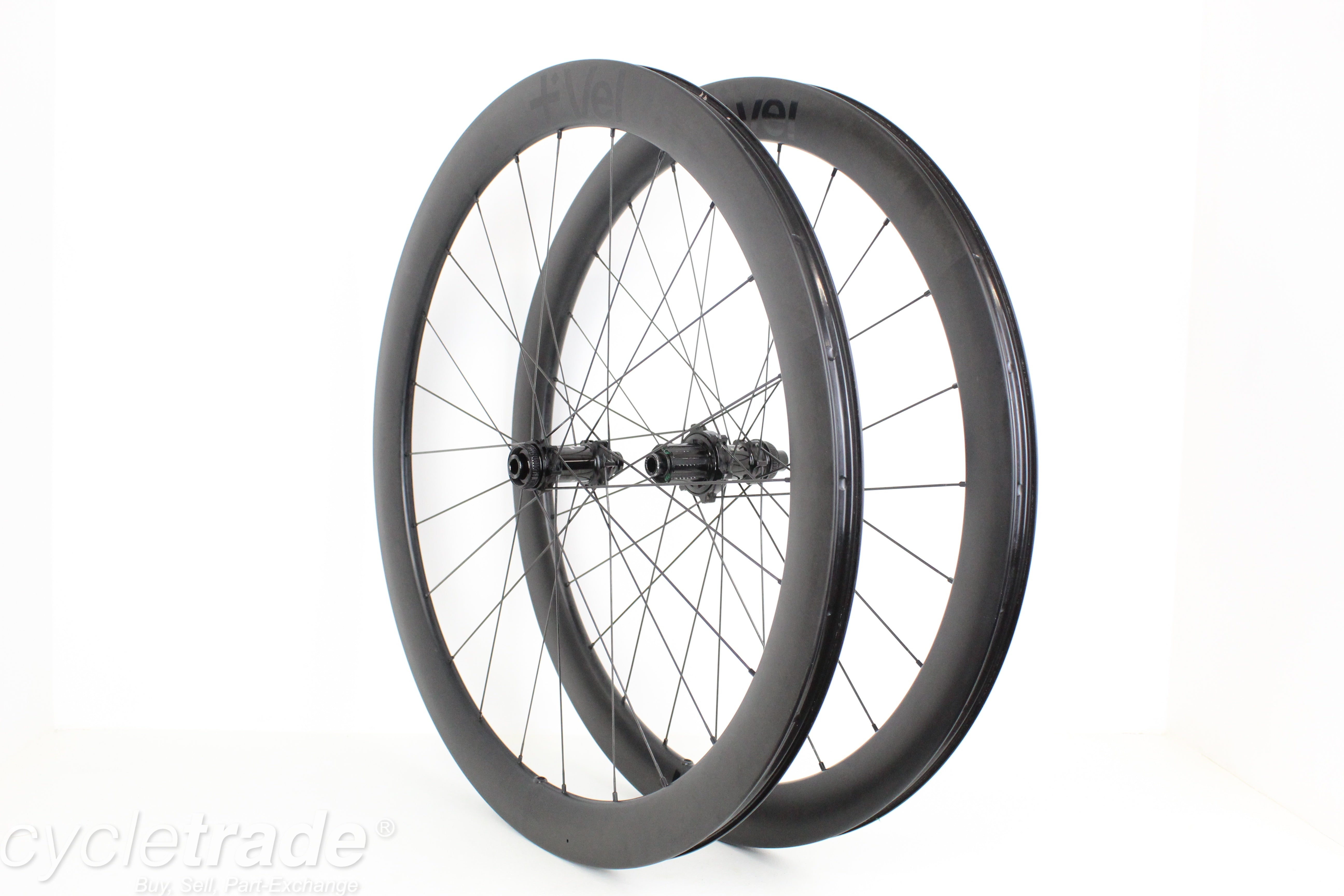 Disc Carbon Road Wheelset- Vel 50 Tubeless 11 Speed - Used