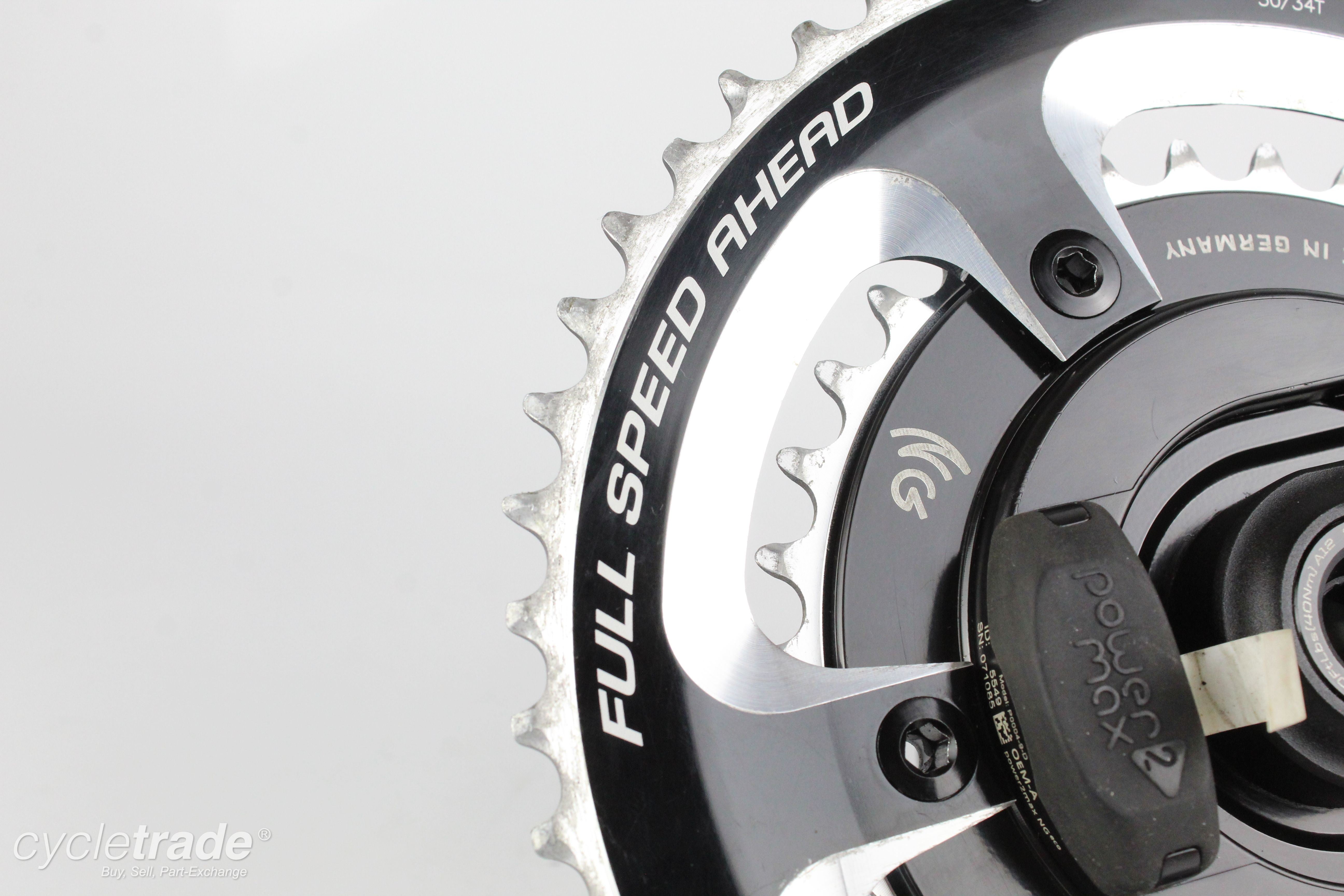 Powermeter Crankset- Cannondale Hollogram Power2max 11 Speed 50/34T - Lightly Used