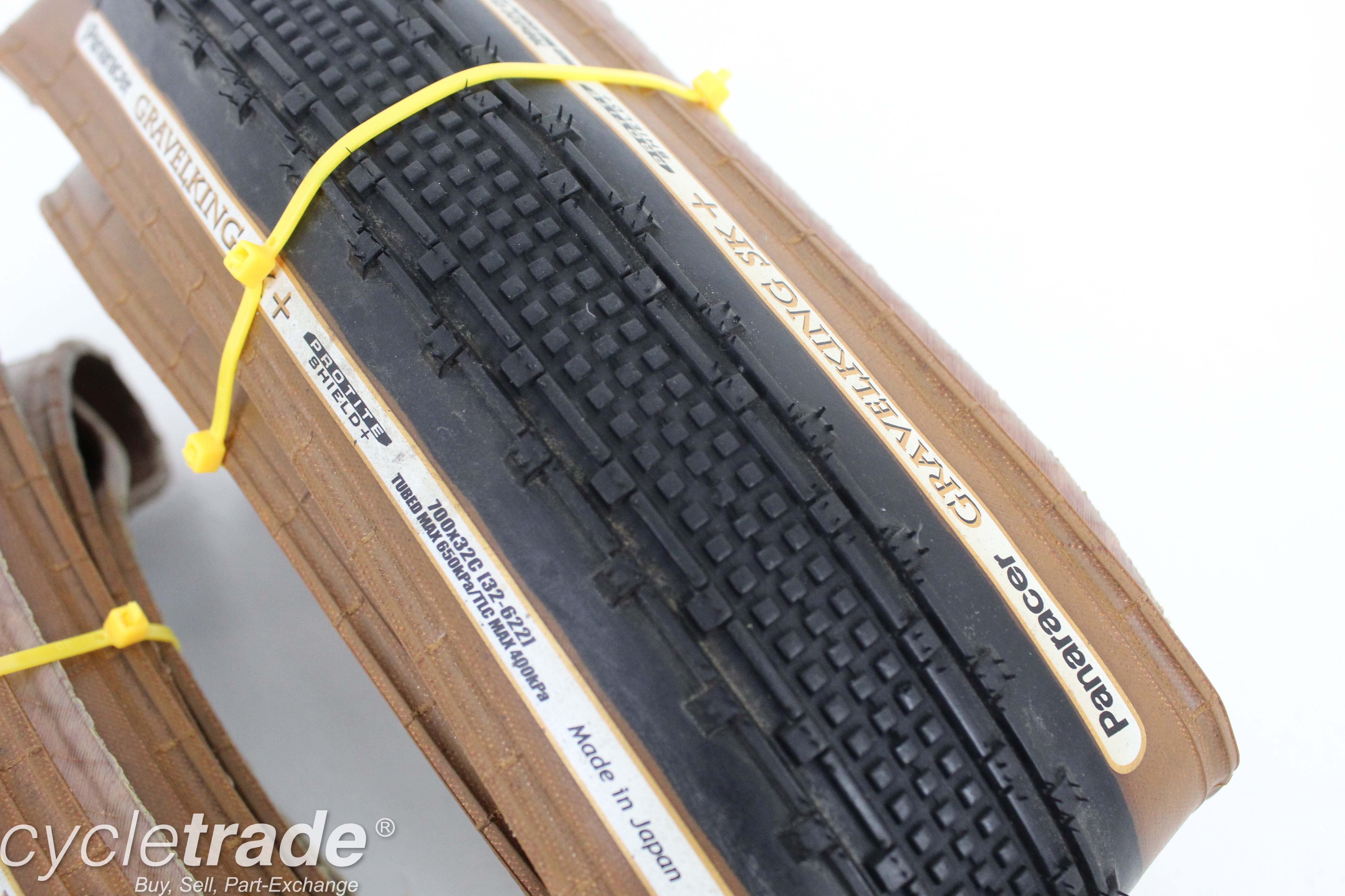 Gravel Tyreset - Panaracer Gravelking SK + TLC 700x32C - Mint