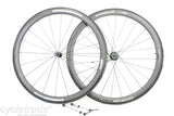 700c Tubular Carbon Wheelset- Wheelsmith Handbuilt Race 38 11 Speed QR - Lightly Used