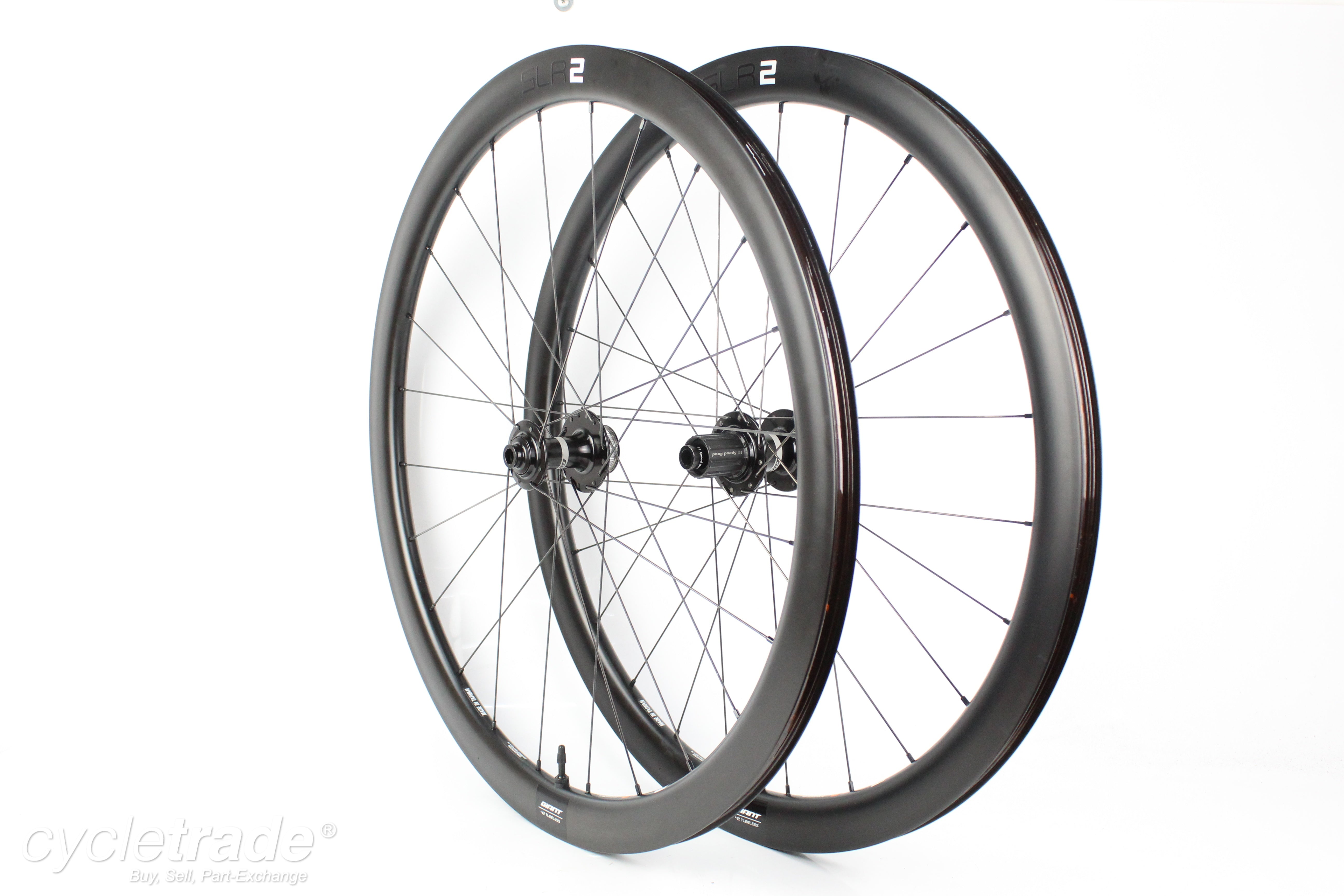 Disc Carbon Wheelset- Giant SLR 2 42 Tubeless Centre-Lock- Take Off