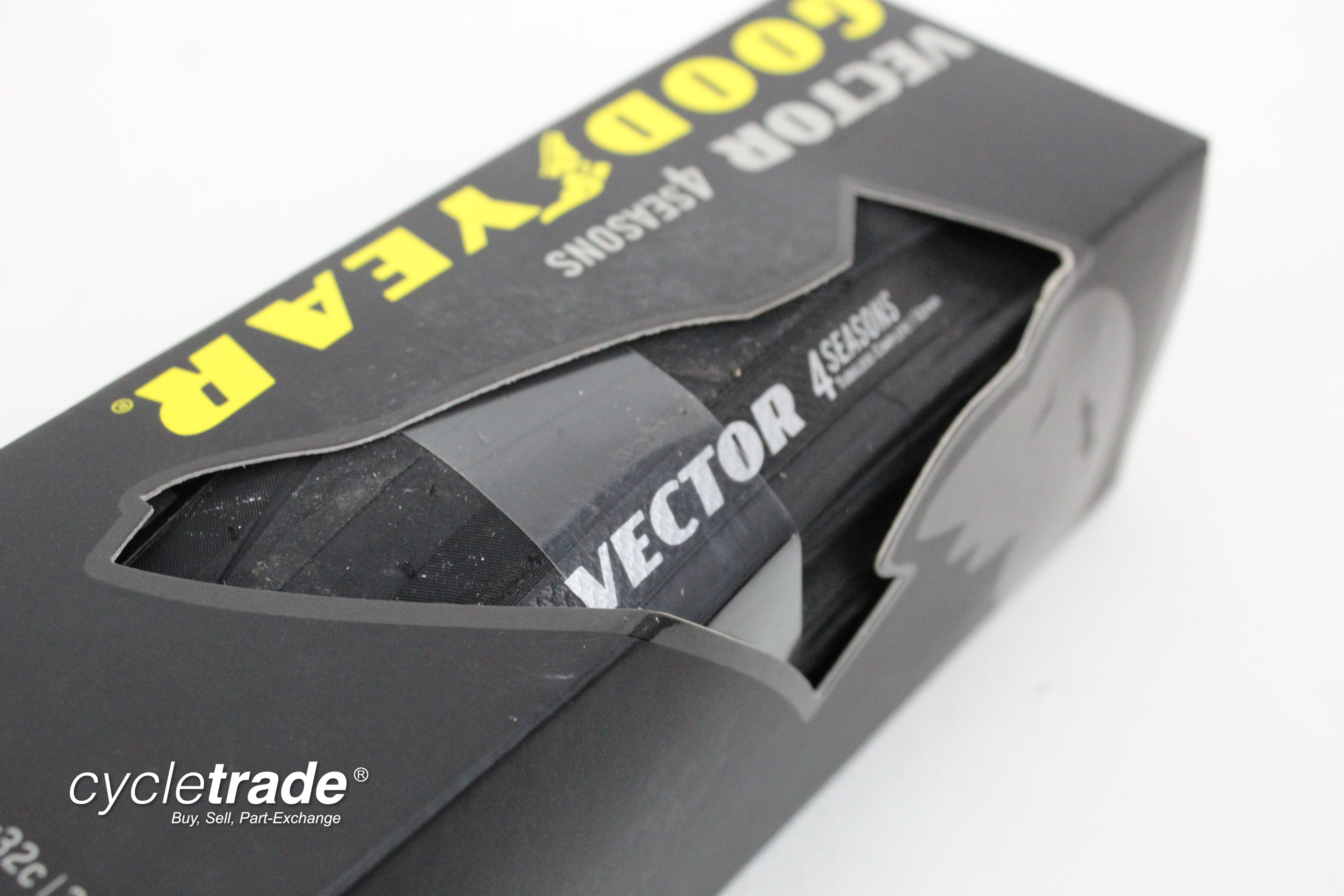 700c Road Tyres- Goodyear Vector 4 Seasons TLR (Multiple Sizes) - New in box