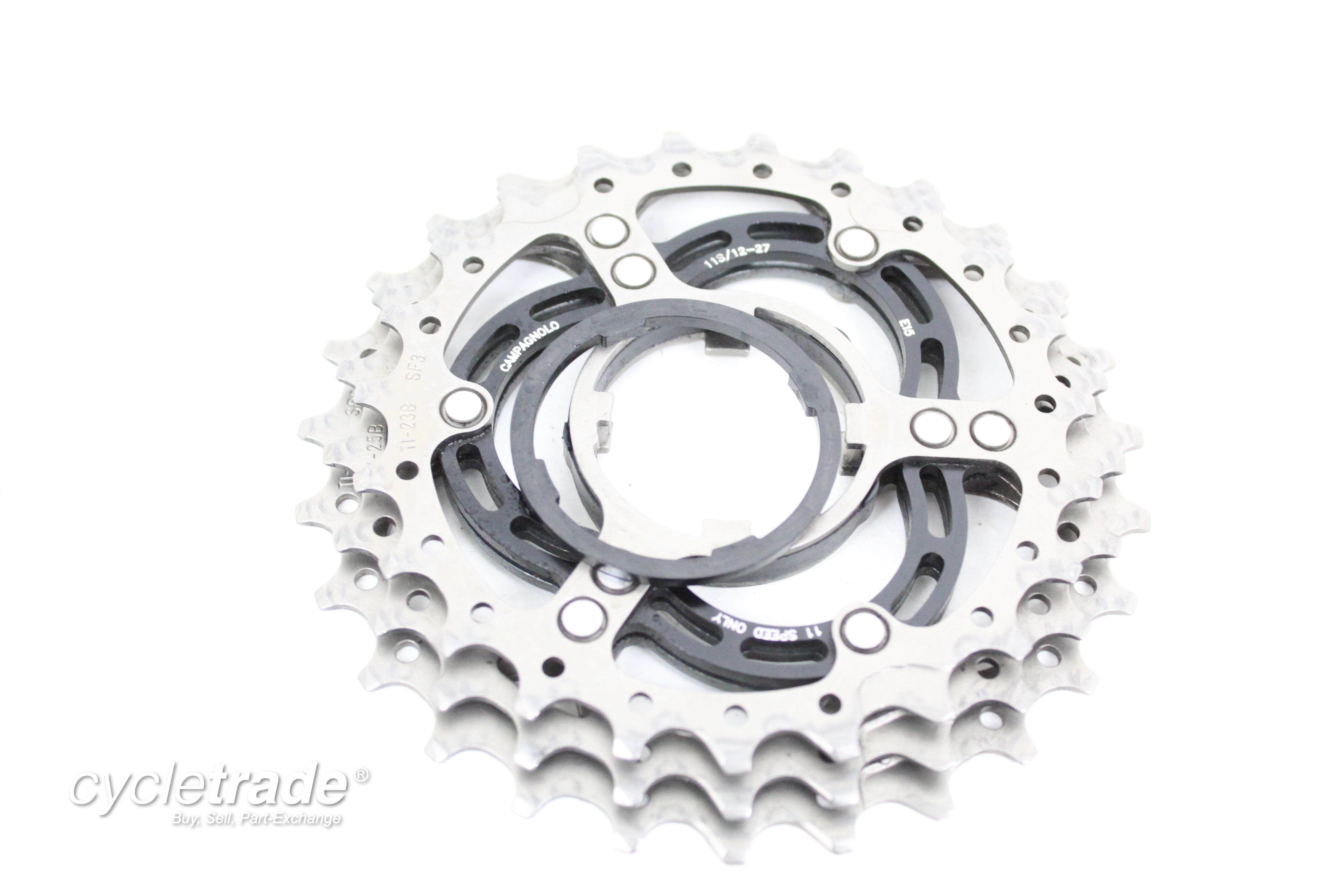 Cassette- Campagnolo Record 11 Speed 12-27T Titanium - Lightly Used