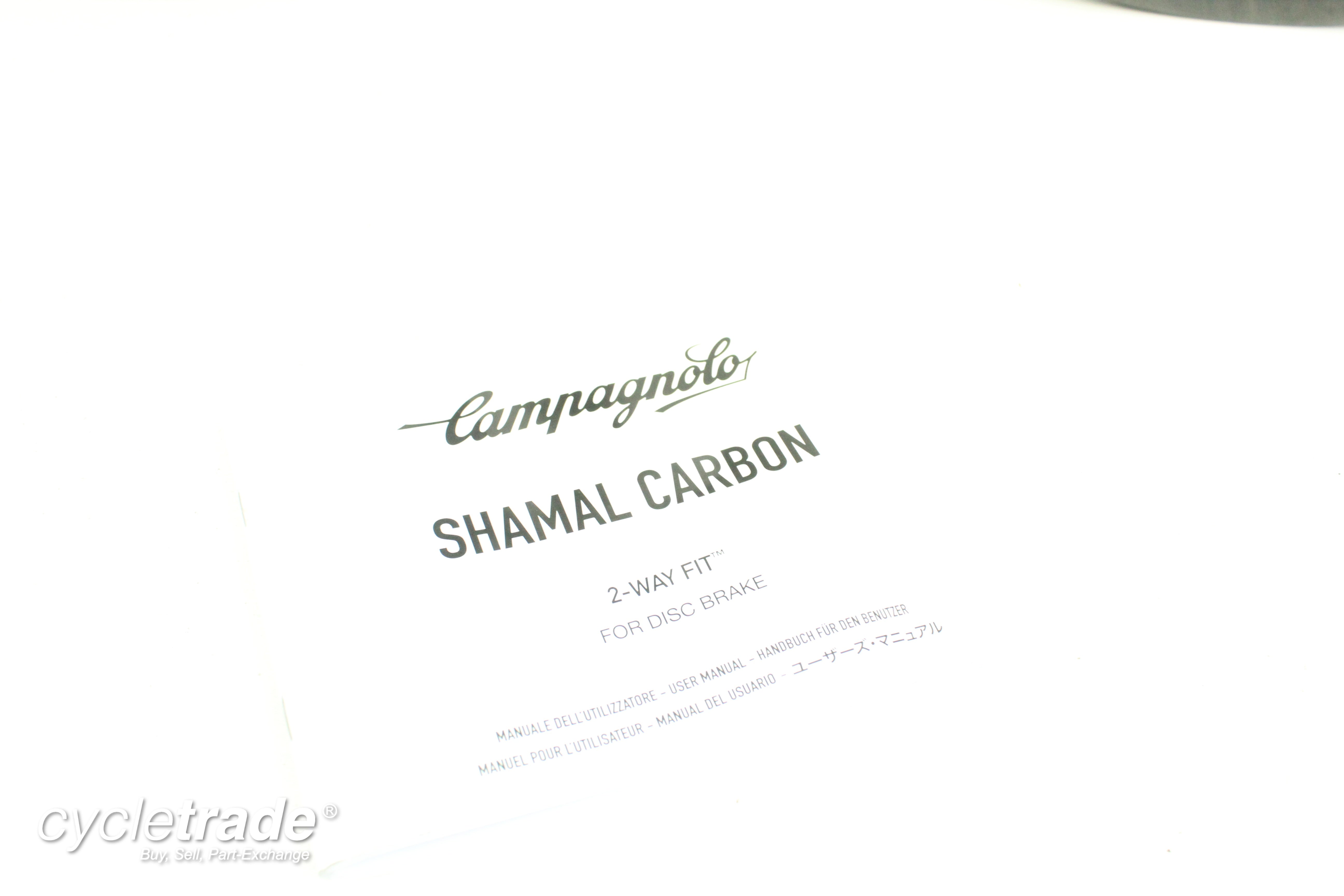 700c Disc Wheelset- Campagnolo Shamal Carbon C21 NSW Freehub - NEW