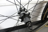 700c Rim Brake Wheelset- Zipp 404 Tubular 11 Speed Carbon - Lightly Used