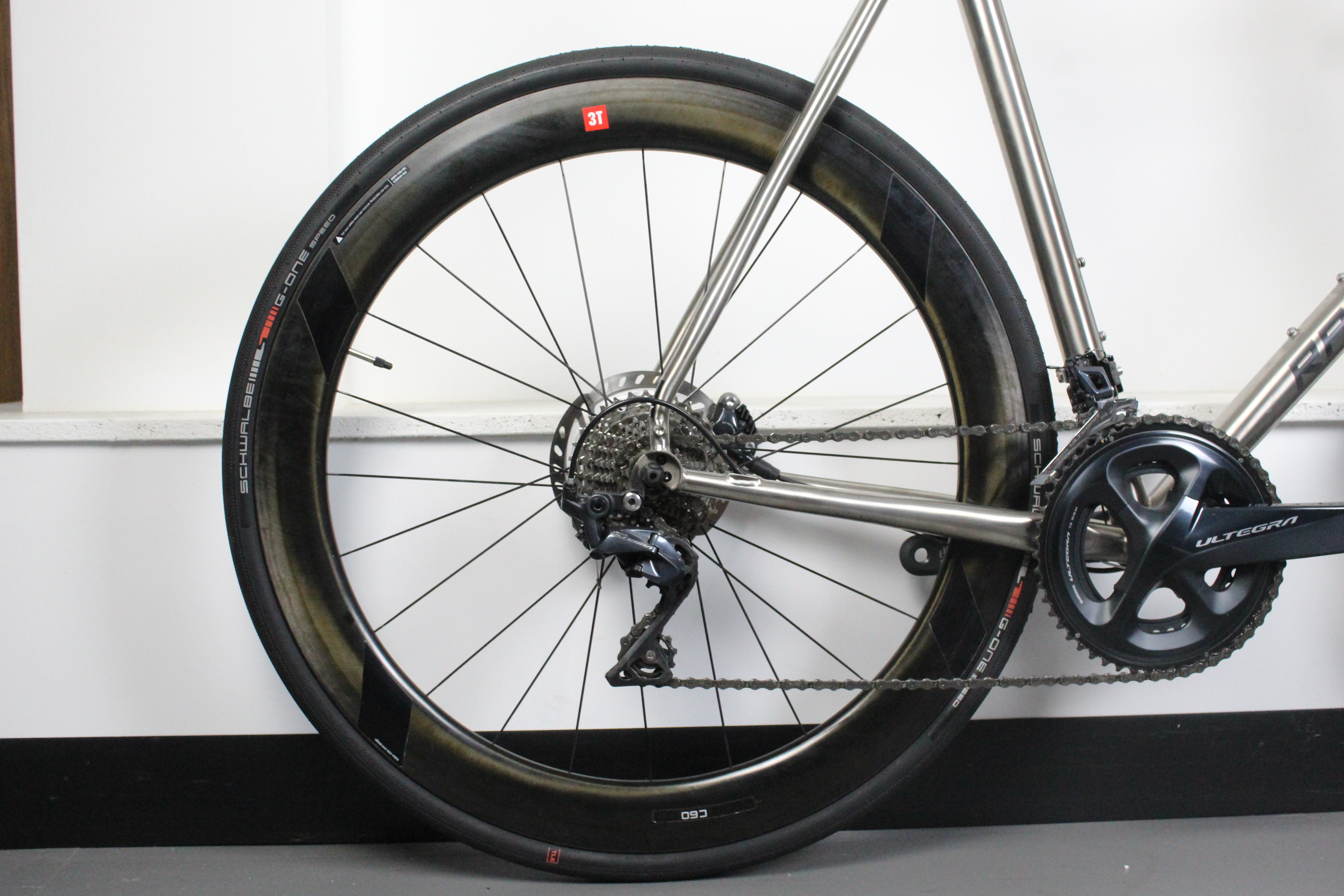 Titanium Road Bike- Kinesis Gran Fondo Ti V3 Ultegra 3T Discus XXL - Near Mint