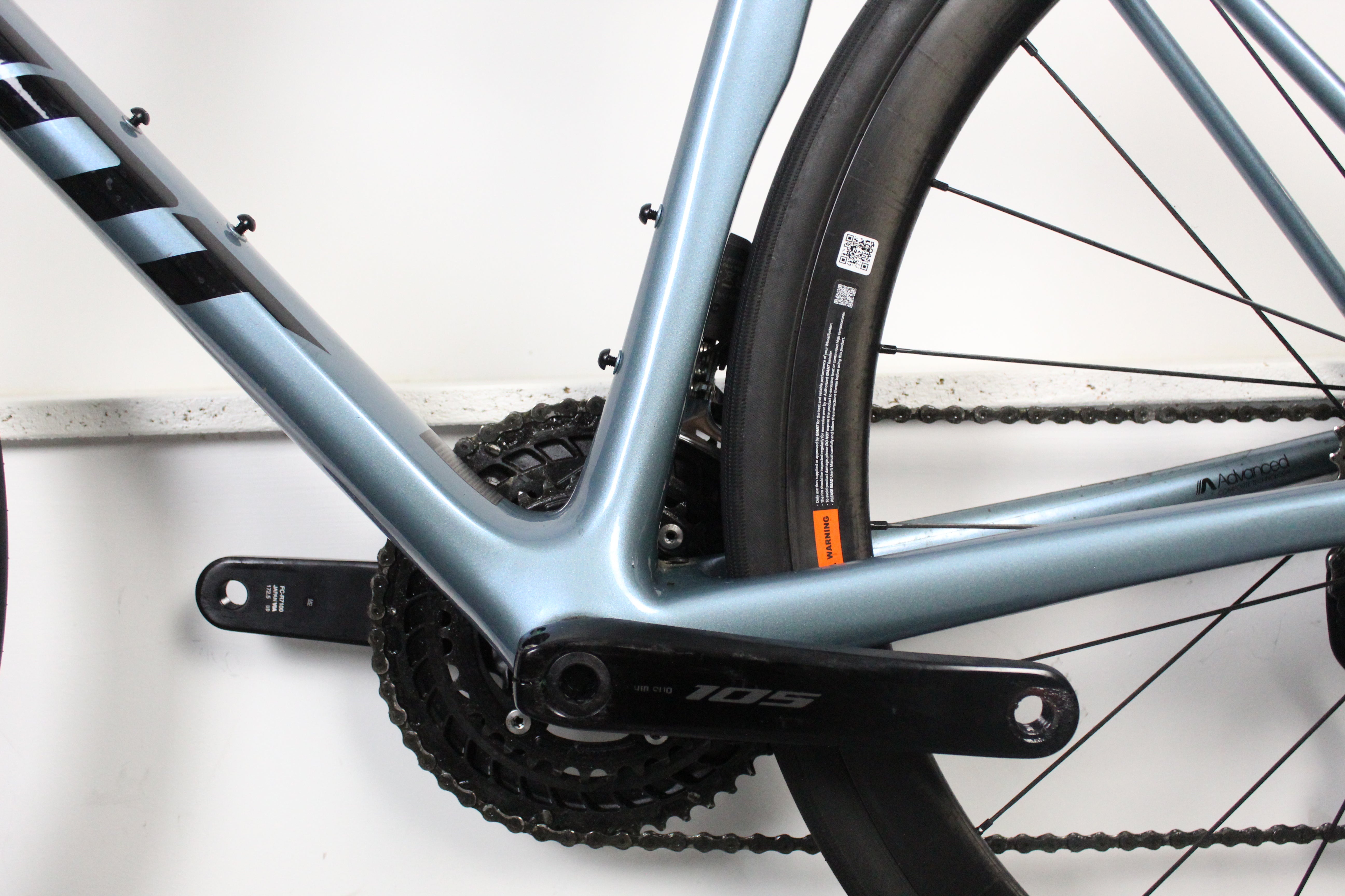 2023 Giant Advanced TCR Pro 1 105 Di2 SLR 1 Blue (Size M/L) - Near Mint