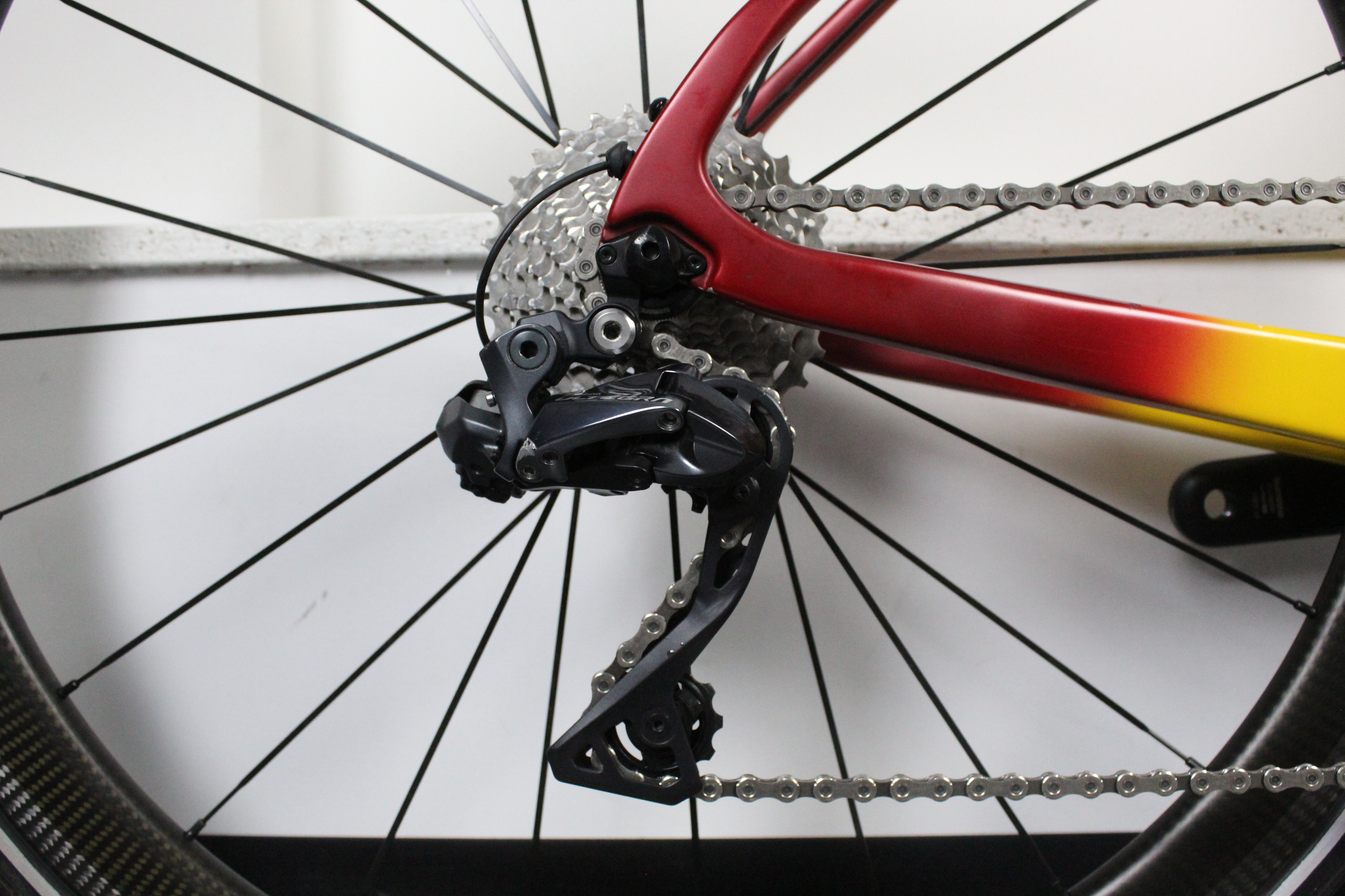 2021 Ribble Endurance SL Ultegra Di2 Road Bike Red/Yellow (Medium) - Lightly Used