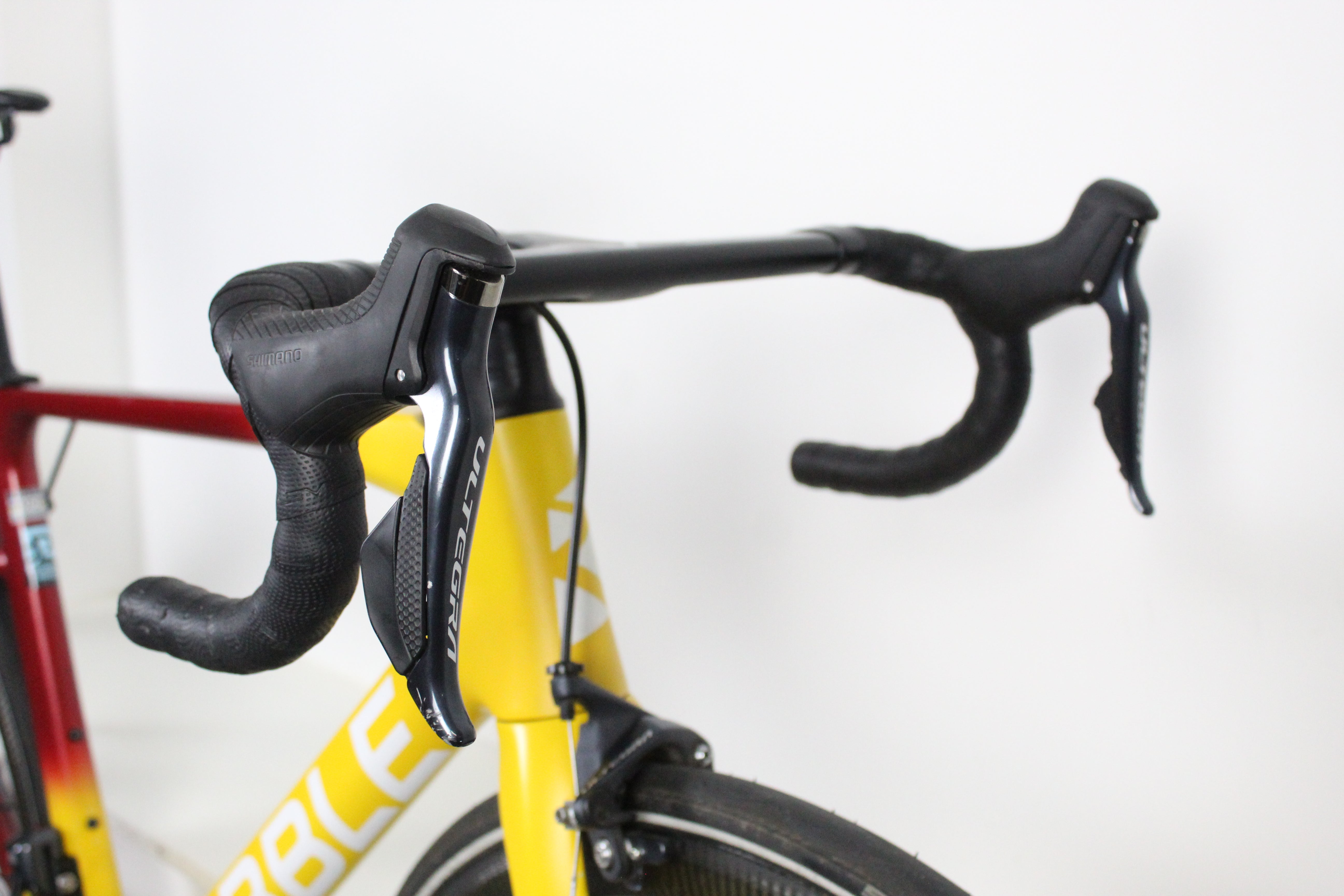 2021 Ribble Endurance SL Ultegra Di2 Road Bike Red/Yellow (Medium) - Lightly Used