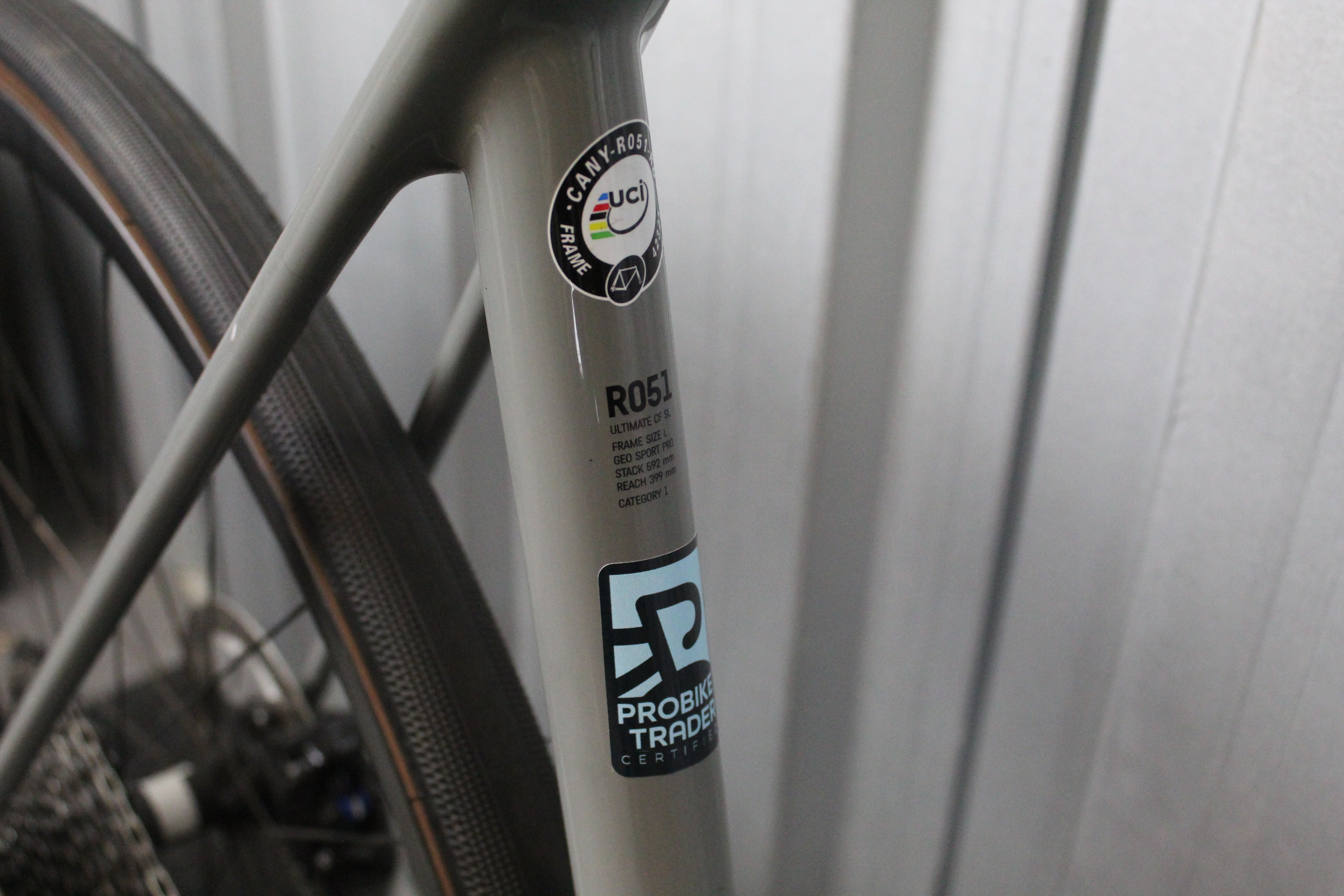 2022 Canyon Ultimate CF SL 8 Force D2 AXS Roval Grey (Size Large) - Lightly Used