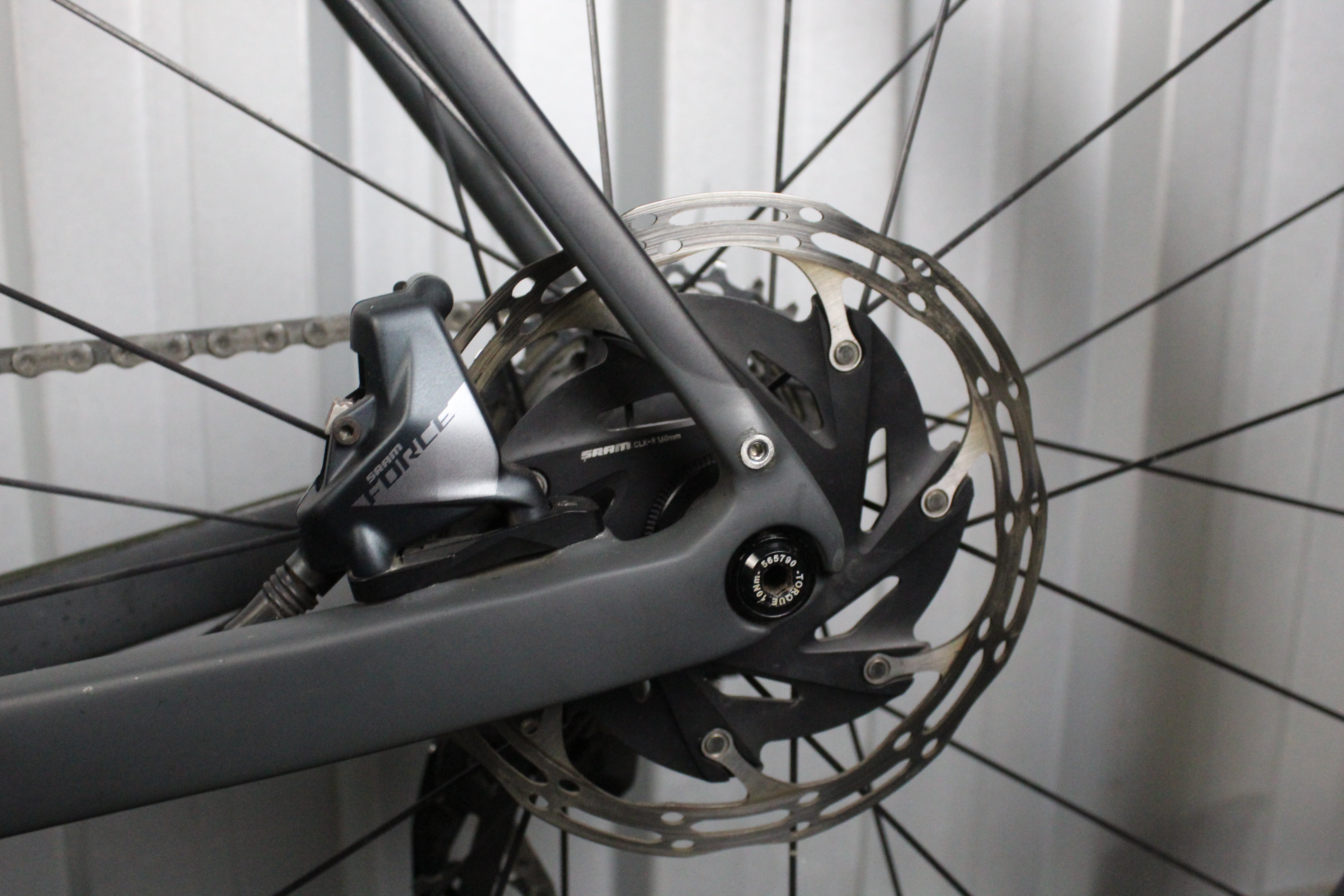 2021 Trek Domane SL7 Road Bike Force AXS Aeolus 3V Grey (Size 56cm) - Used