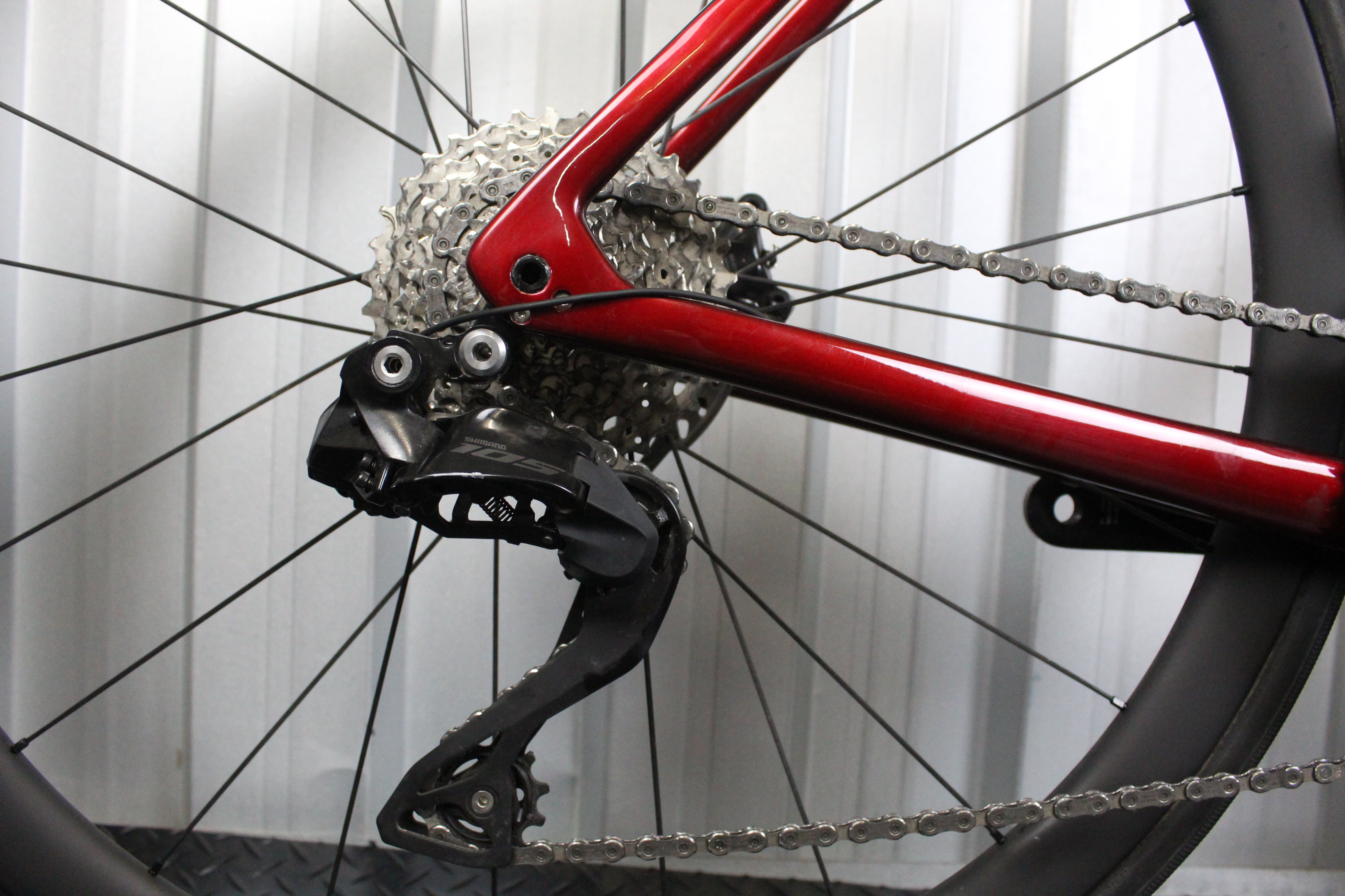 2024 Trek Emonda SL6 Pro 105 Di2 Aeolus Candy Red (Size 54cm) - Lightly Used