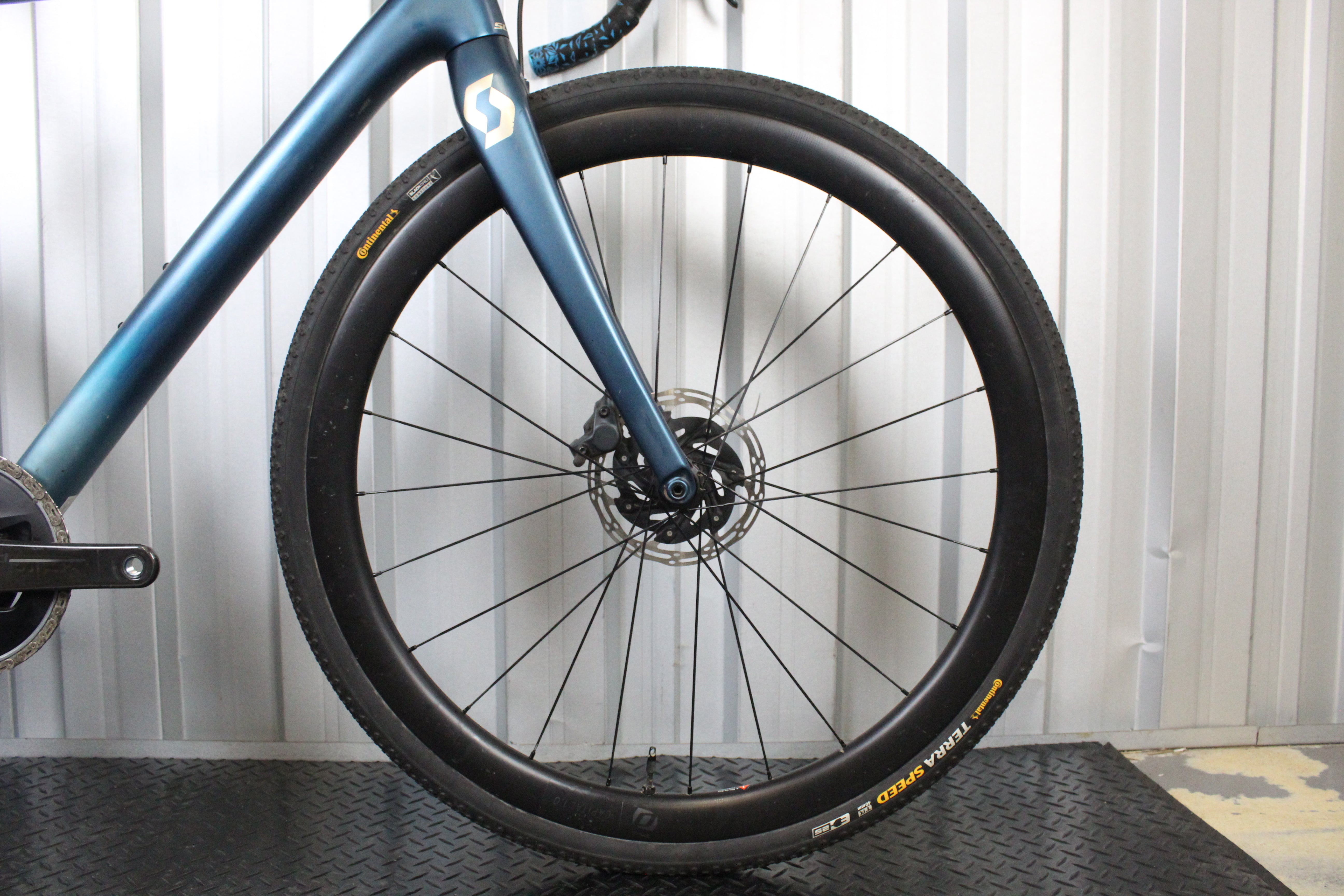 2021 Scott Addict 10 SRAM Force AXS Gravel Bike Blue (Size Medium) - Used