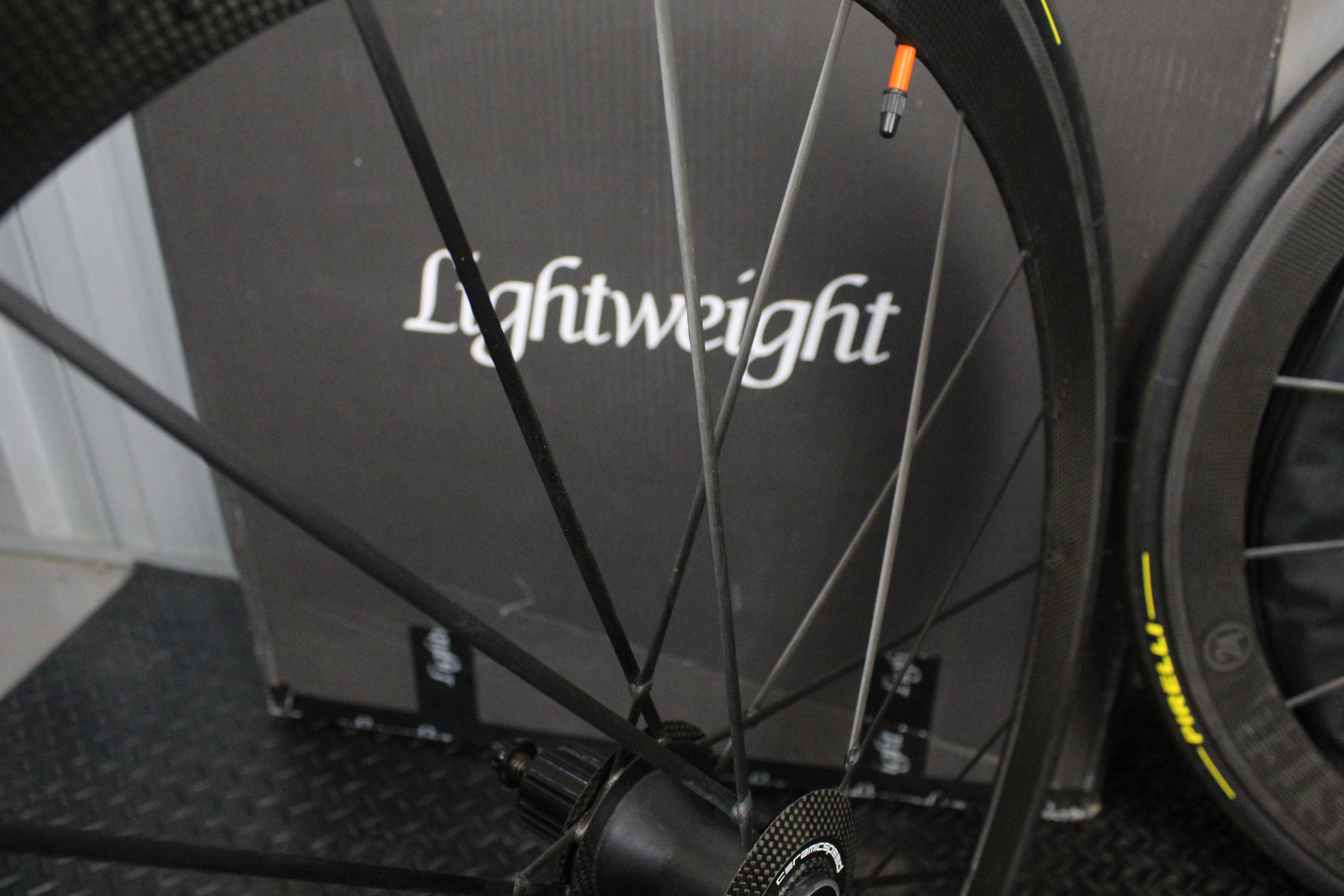 Lightweight Meilenstein 24E Schwarz Edition (Clincher) Rim Brake Wheelset - 11 Speed - Mint