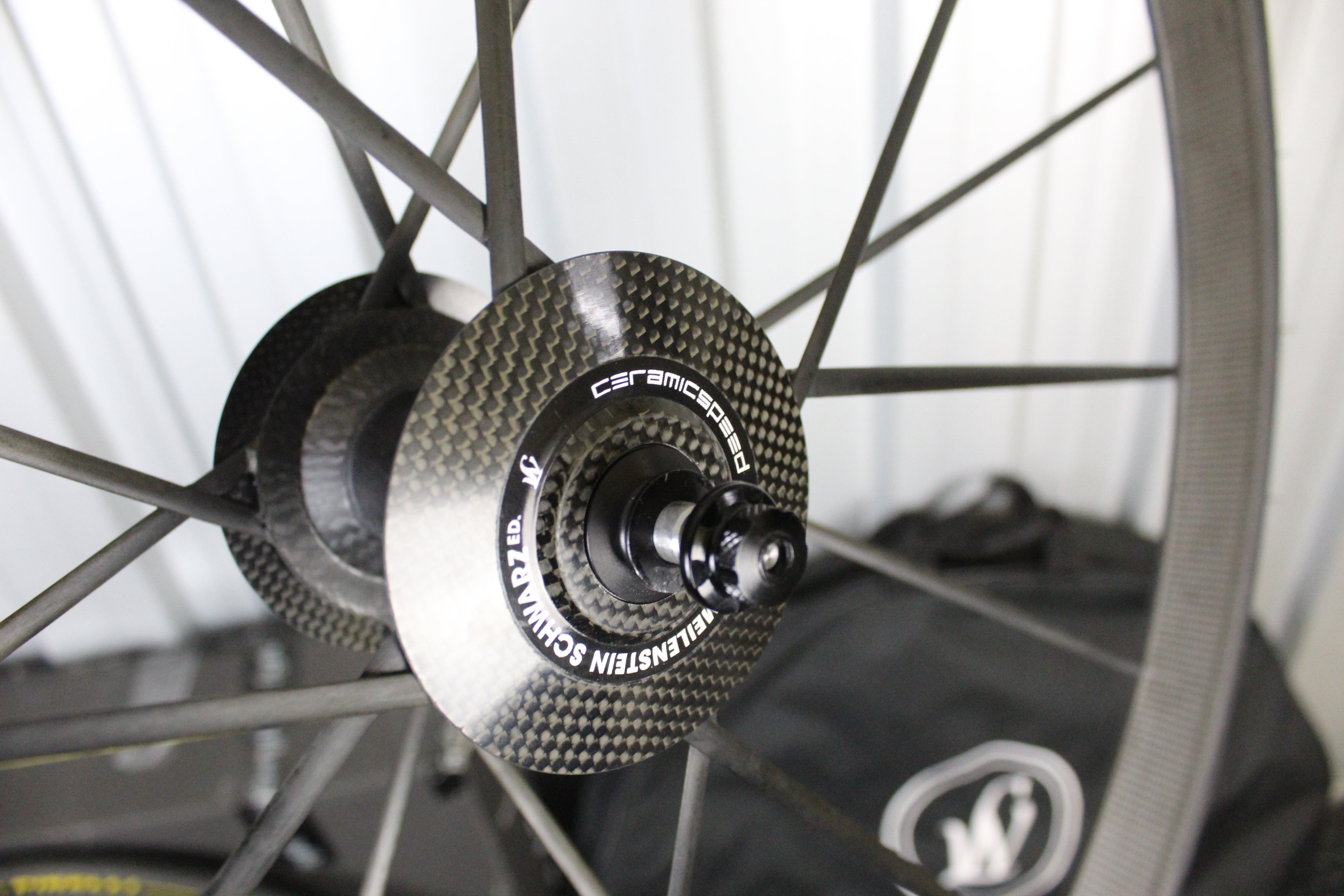 Lightweight Meilenstein 24E Schwarz Edition (Clincher) Rim Brake Wheelset - 11 Speed - Mint