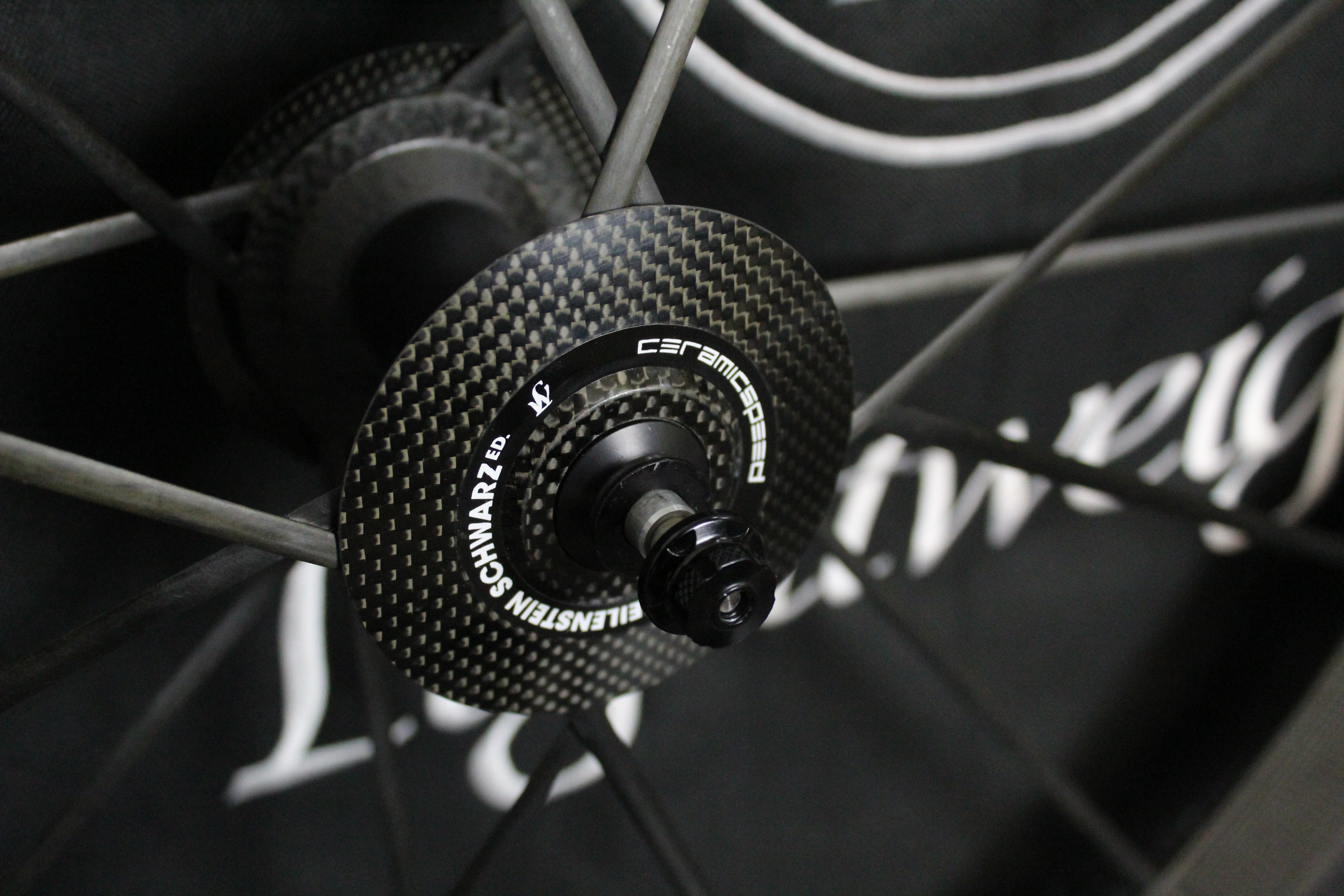 Lightweight Meilenstein 24E Schwarz Edition (Clincher) Rim Brake Wheelset - 11 Speed - Mint