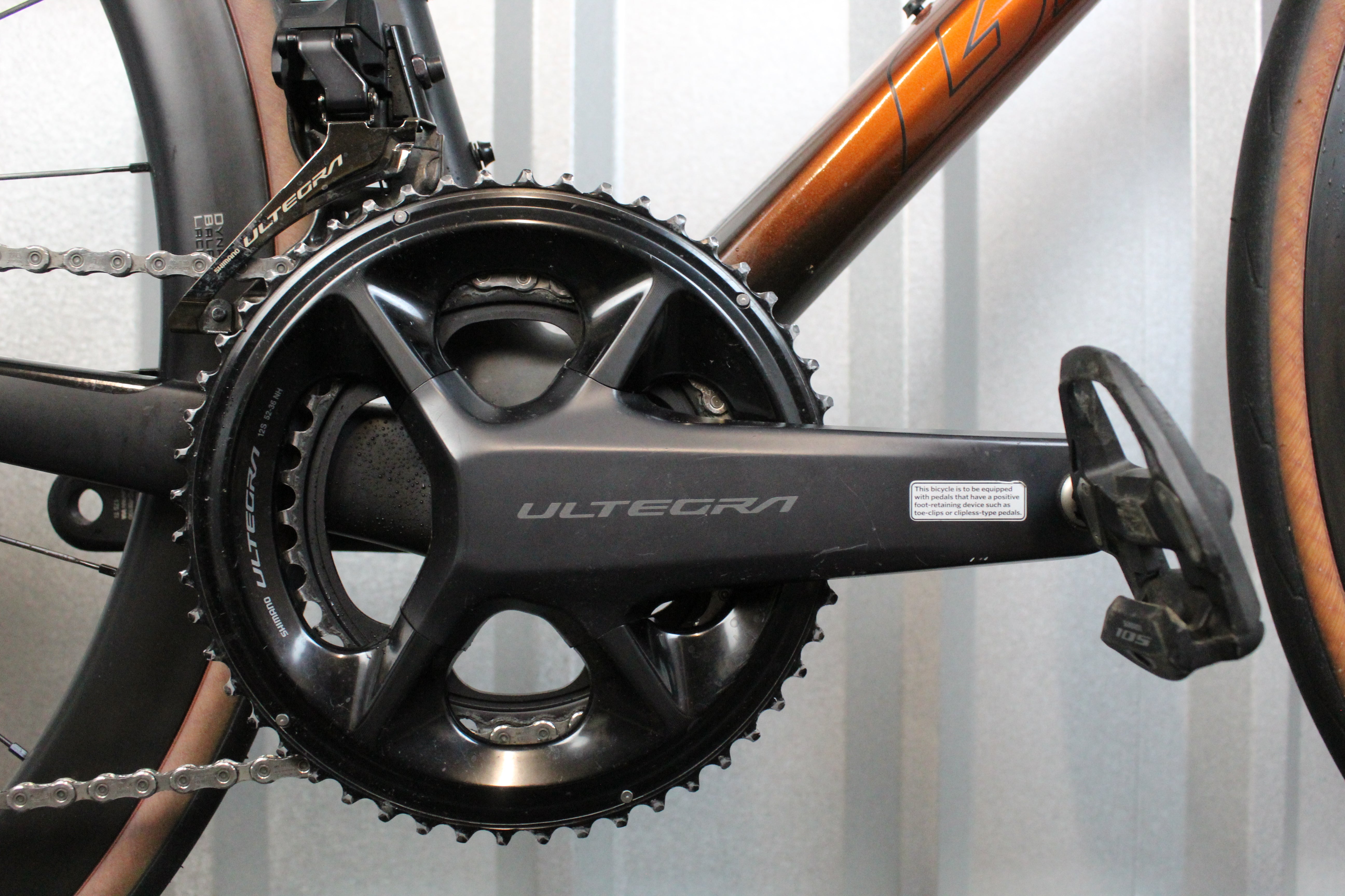 2022 Giant TCR Pro 0 Ultegra Di2 Road Bike Amber Glow (Size Large) - Near Mint