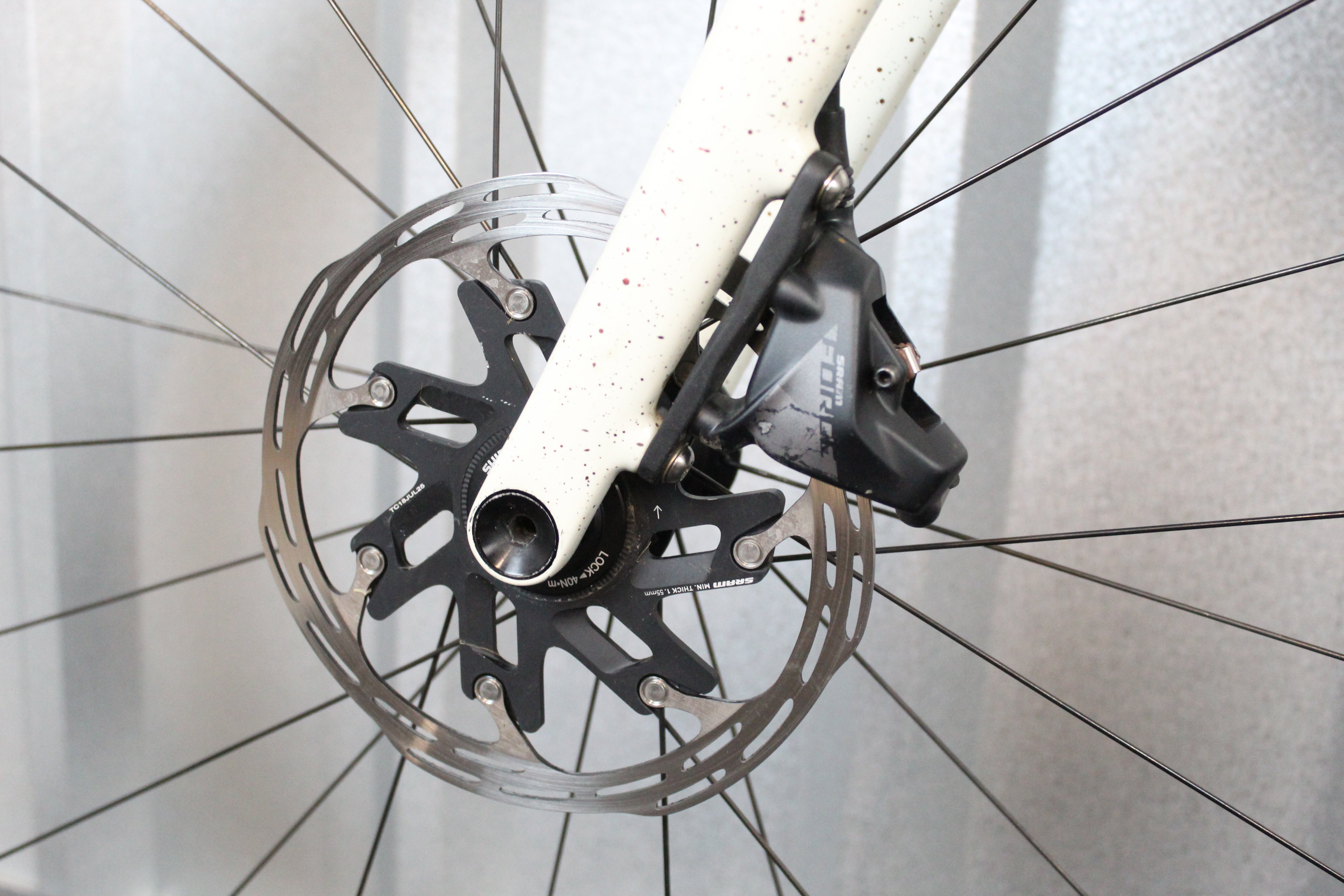 2023 S-Works Crux Force AXS Gravel Bike Gloss Birch Red (Size 58cm) - Used