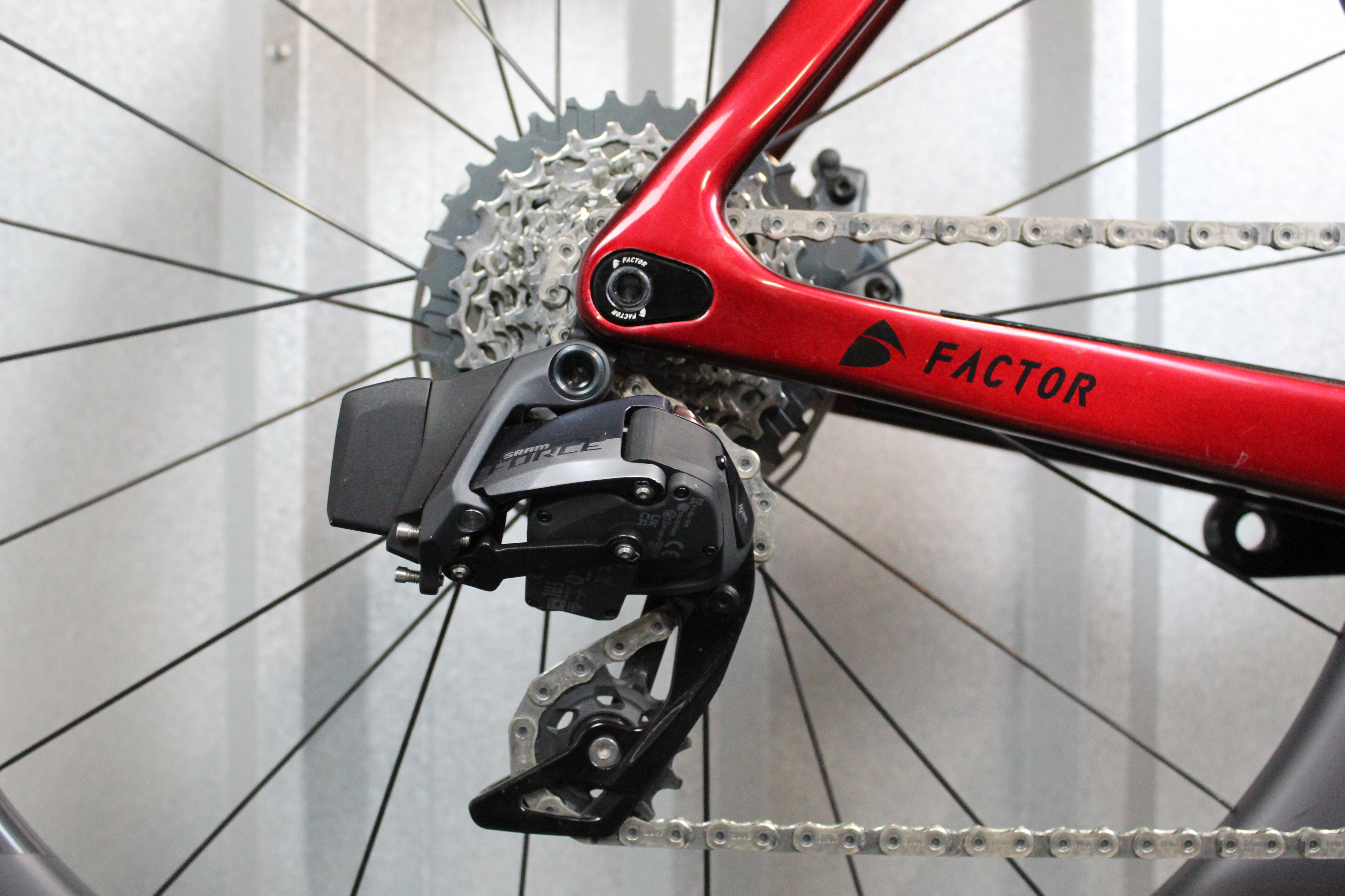 2020 Factor ONE Force AXS Road Bike Red (Size 58cm) - Mint