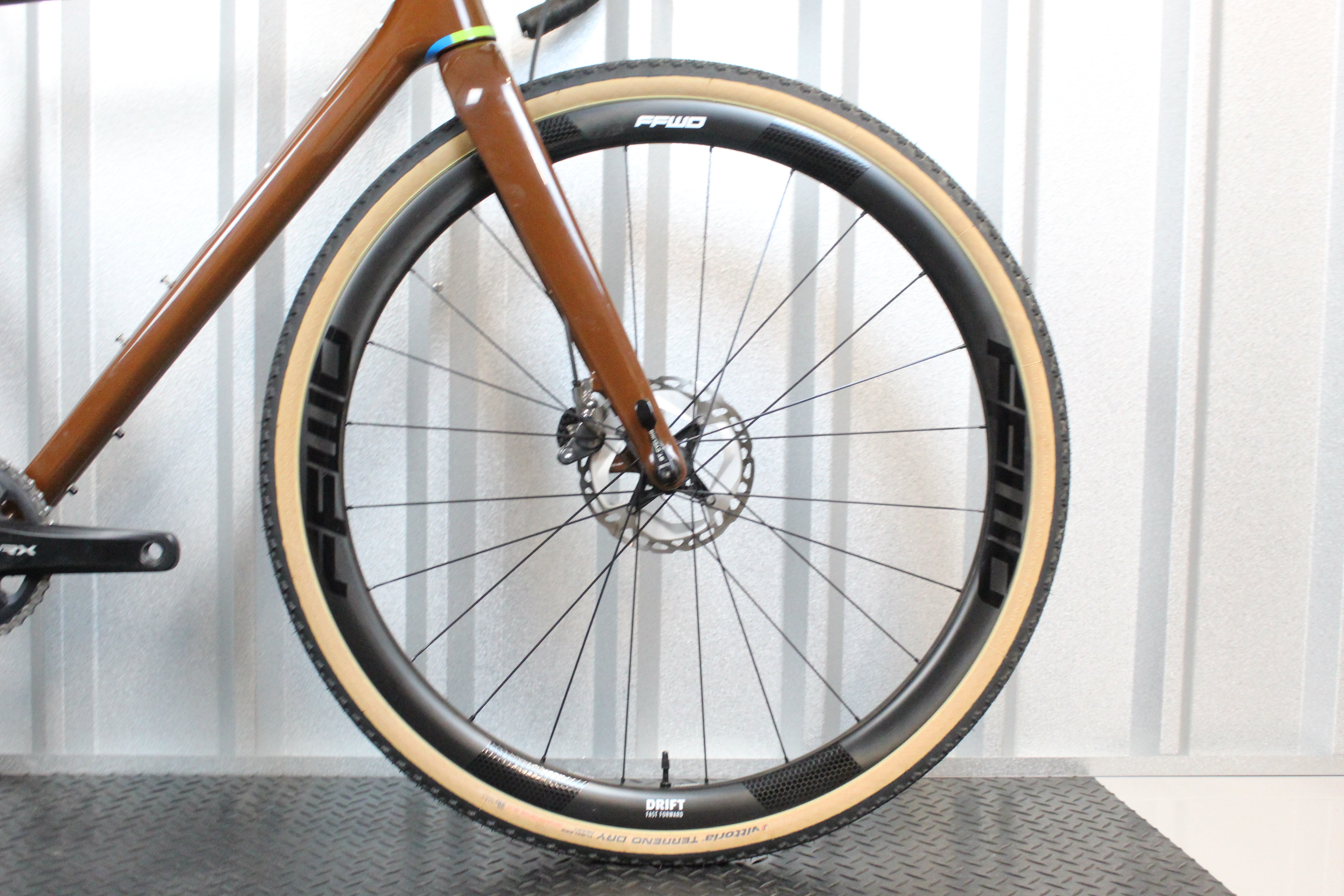 2019 Open U.P. Gravel Bike GRX Di2 FFWD Brown (Size Medium) - Lightly Used