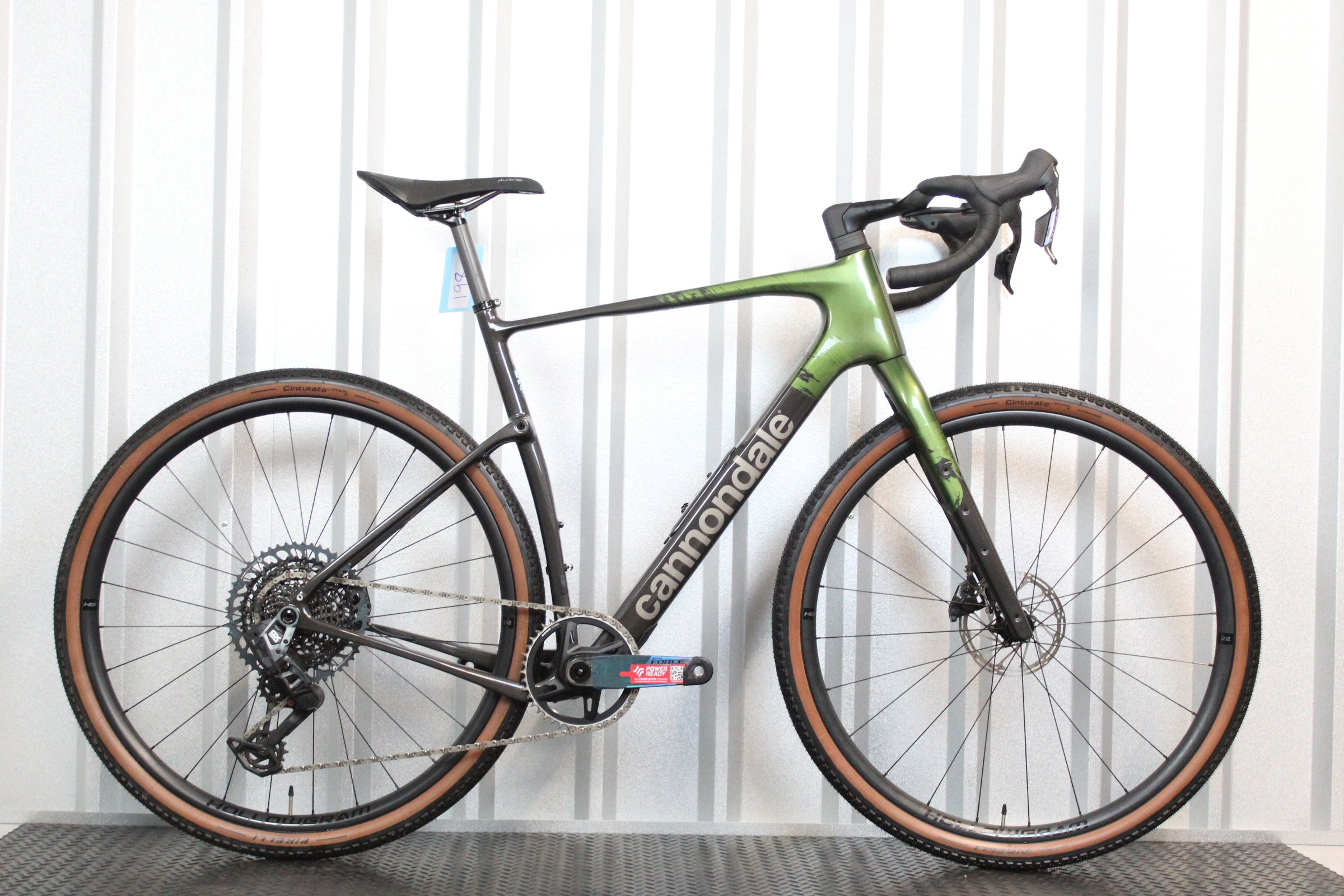 2023 Cannondale Topstone Carbon Force E1 Gravel Bike Green (Size 58cm) -Near Mint