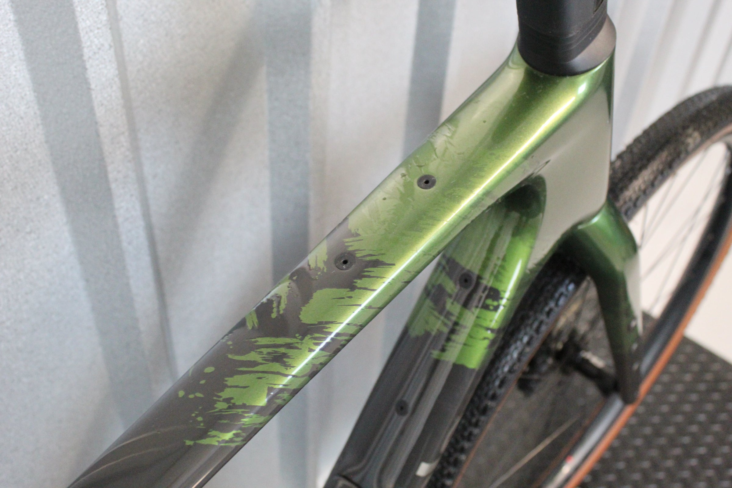 2023 Cannondale Topstone Carbon Force E1 Gravel Bike Green (Size 58cm) -Near Mint