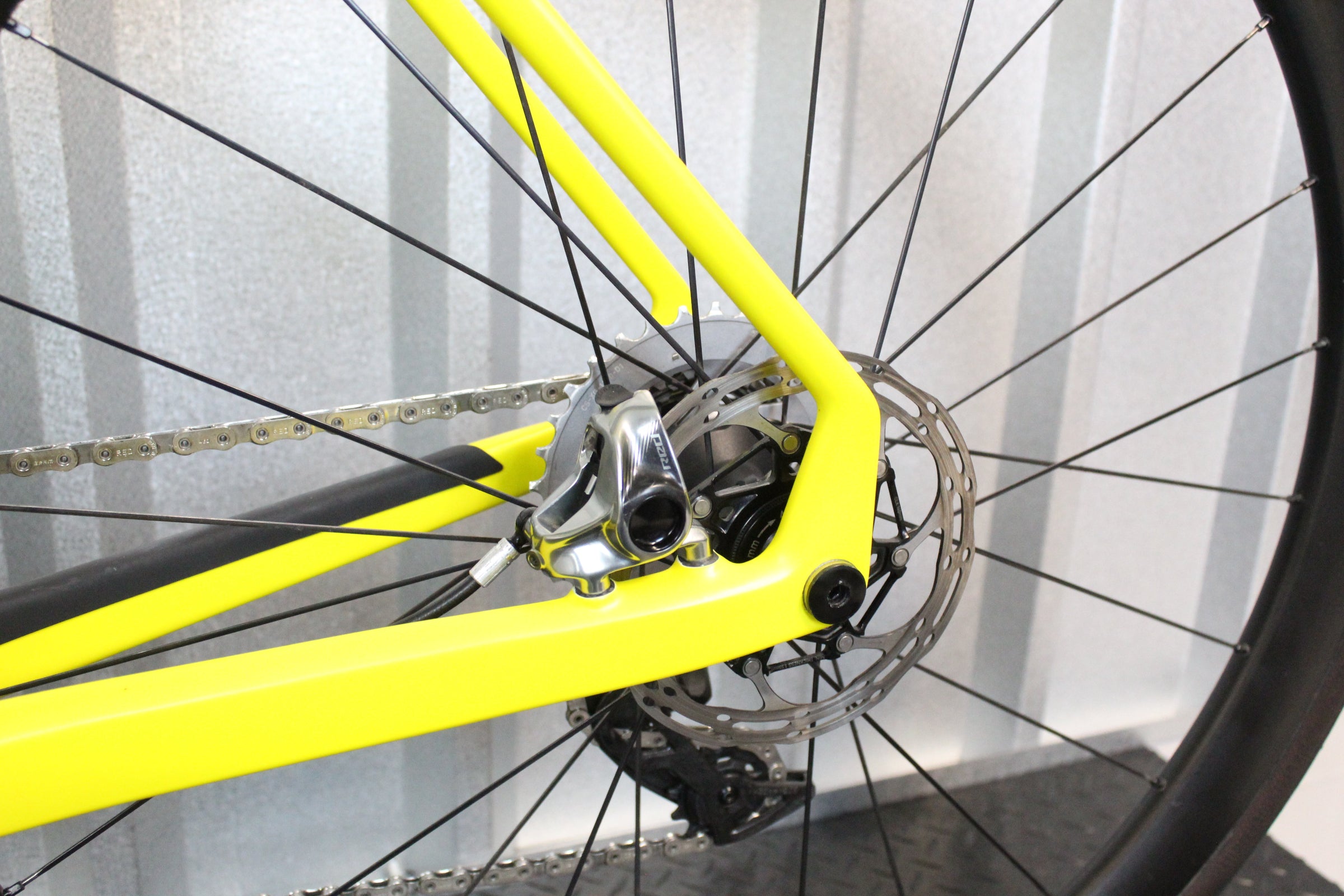 2020 Canyon Inflite CF SL SRAM Red AXS Yellow Size Large - Near Mint
