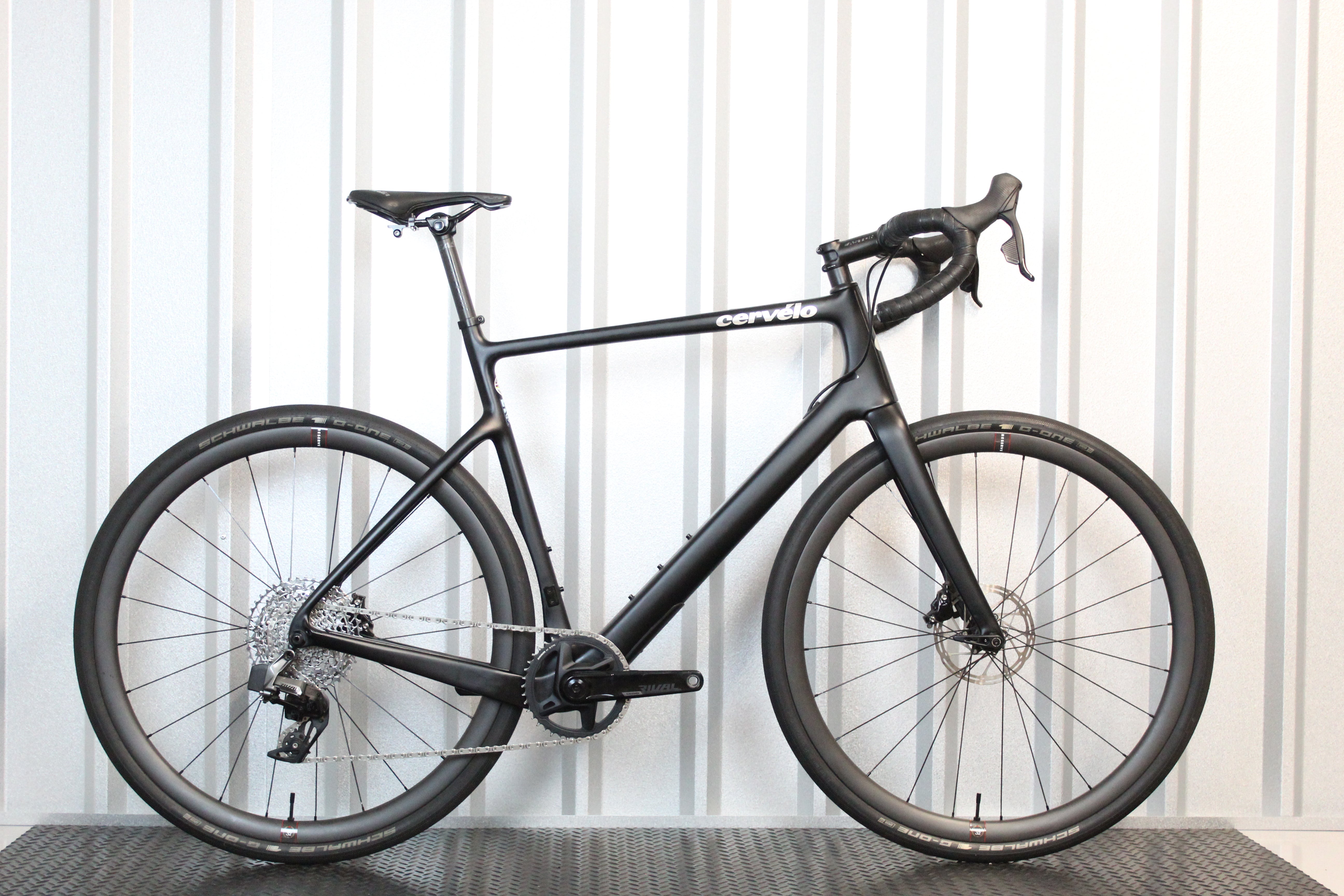 2022 Cervelo Aspero Rival AXS Gravel Bike Black (Size 58cm)-Mint