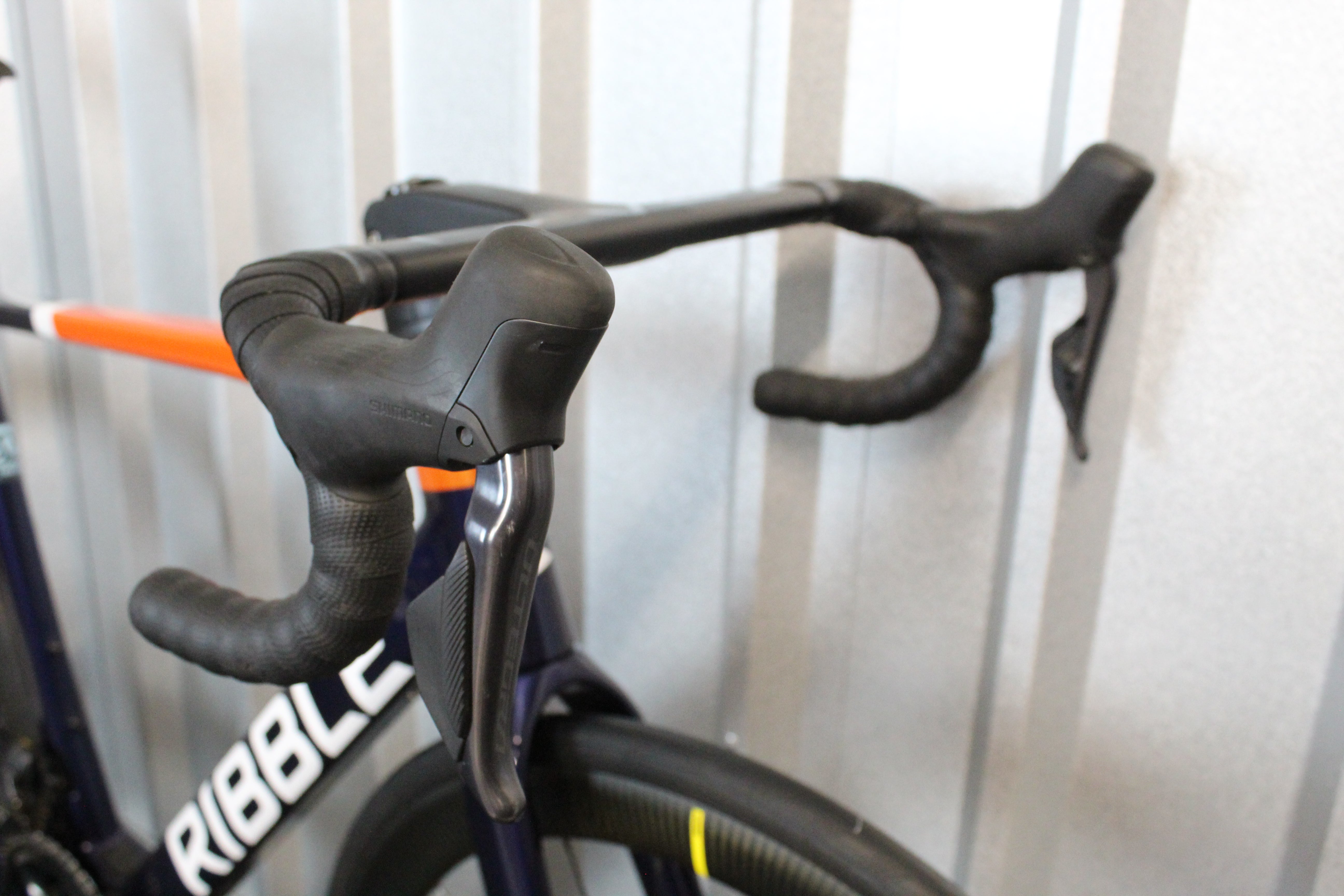 2022 Ribble Ultra Carbon E-Road Ultegra Di2 Electric Road Bike Blue/Orange/White, Size XL – Lightly Used