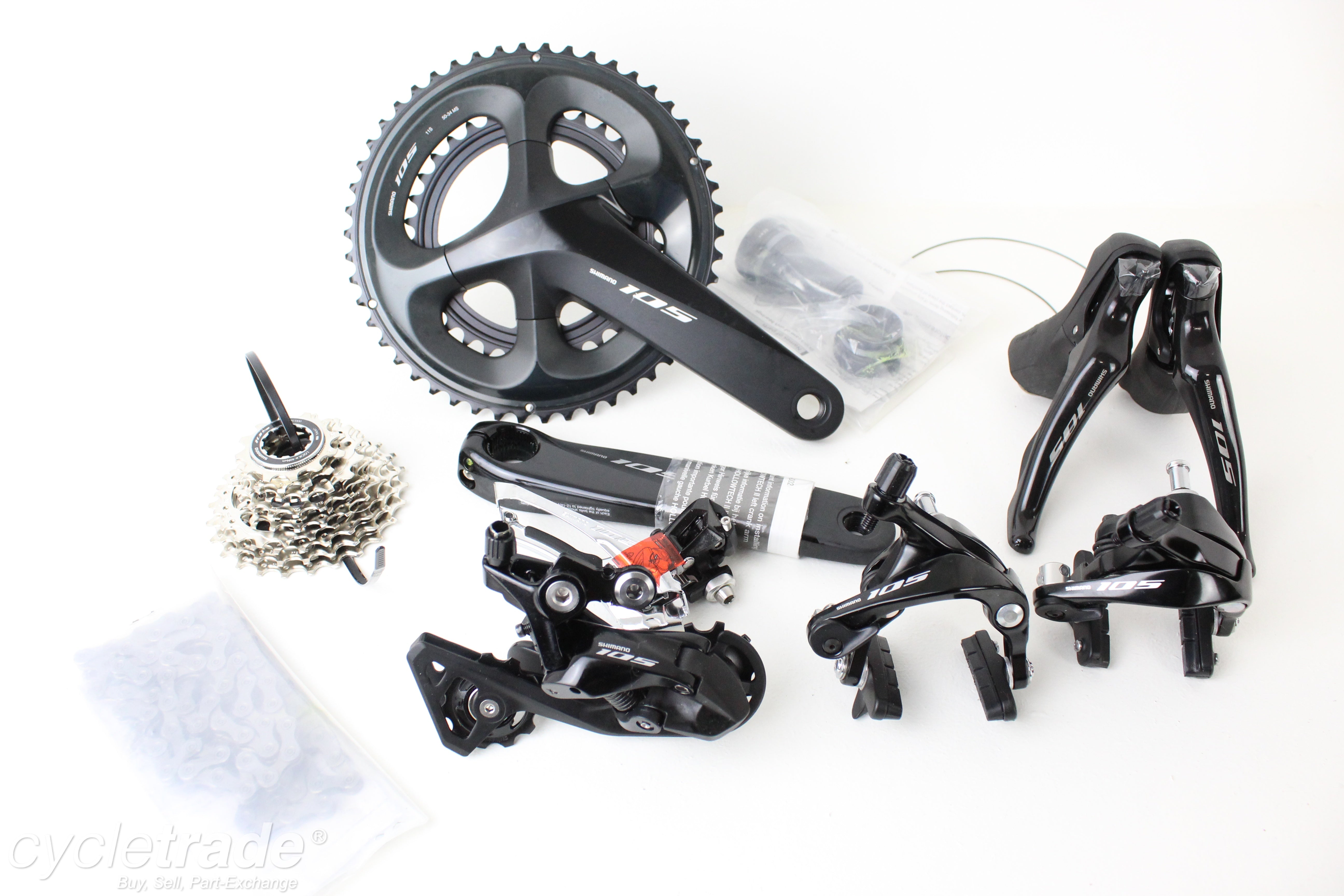 Groupset - Shimano 105 R7000 50/34T 172.5mm GS Rim Brake - NEW