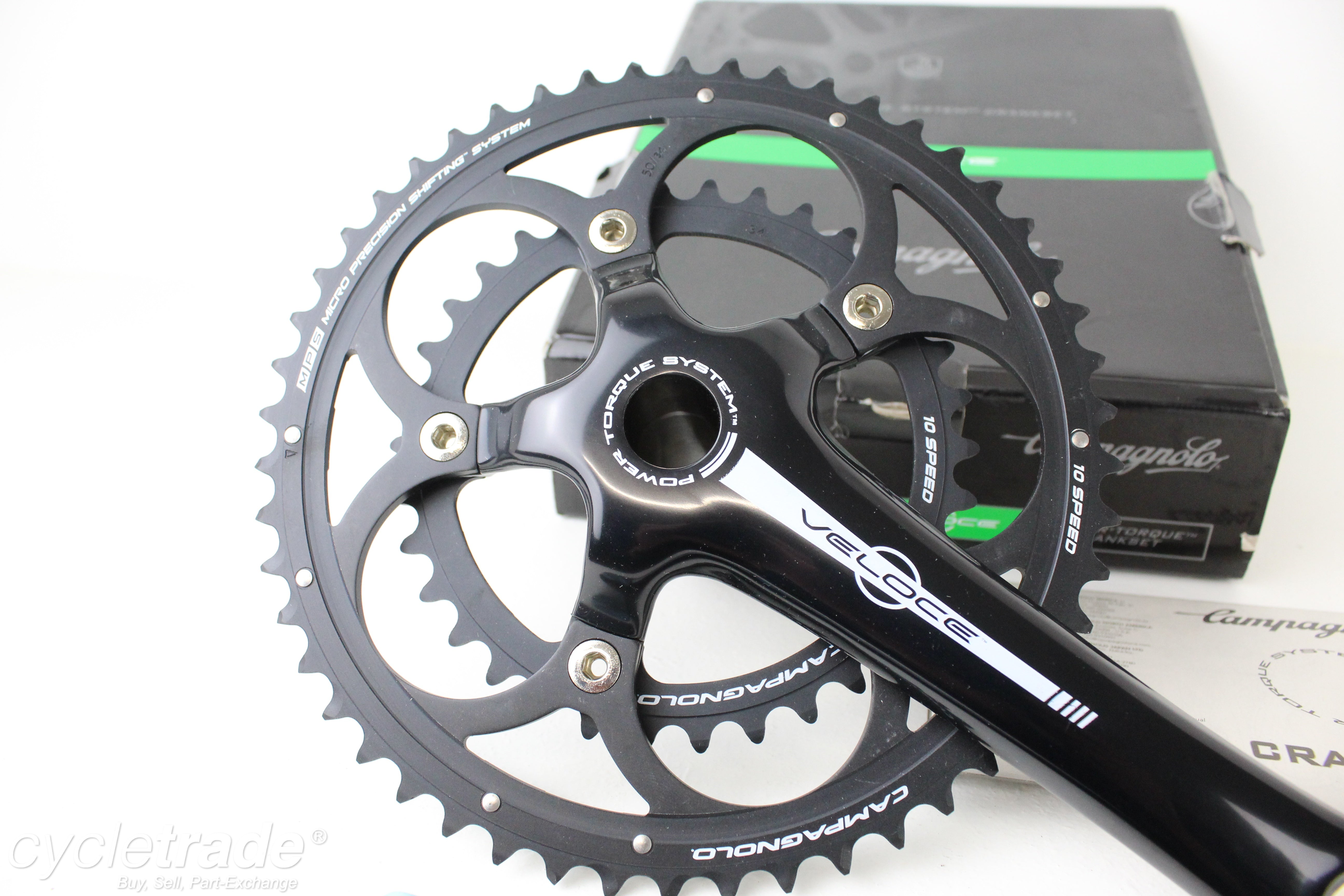 Crankset- Campagnolo Veloce CT FC11-VLB040 170mm 50/34T - NEW