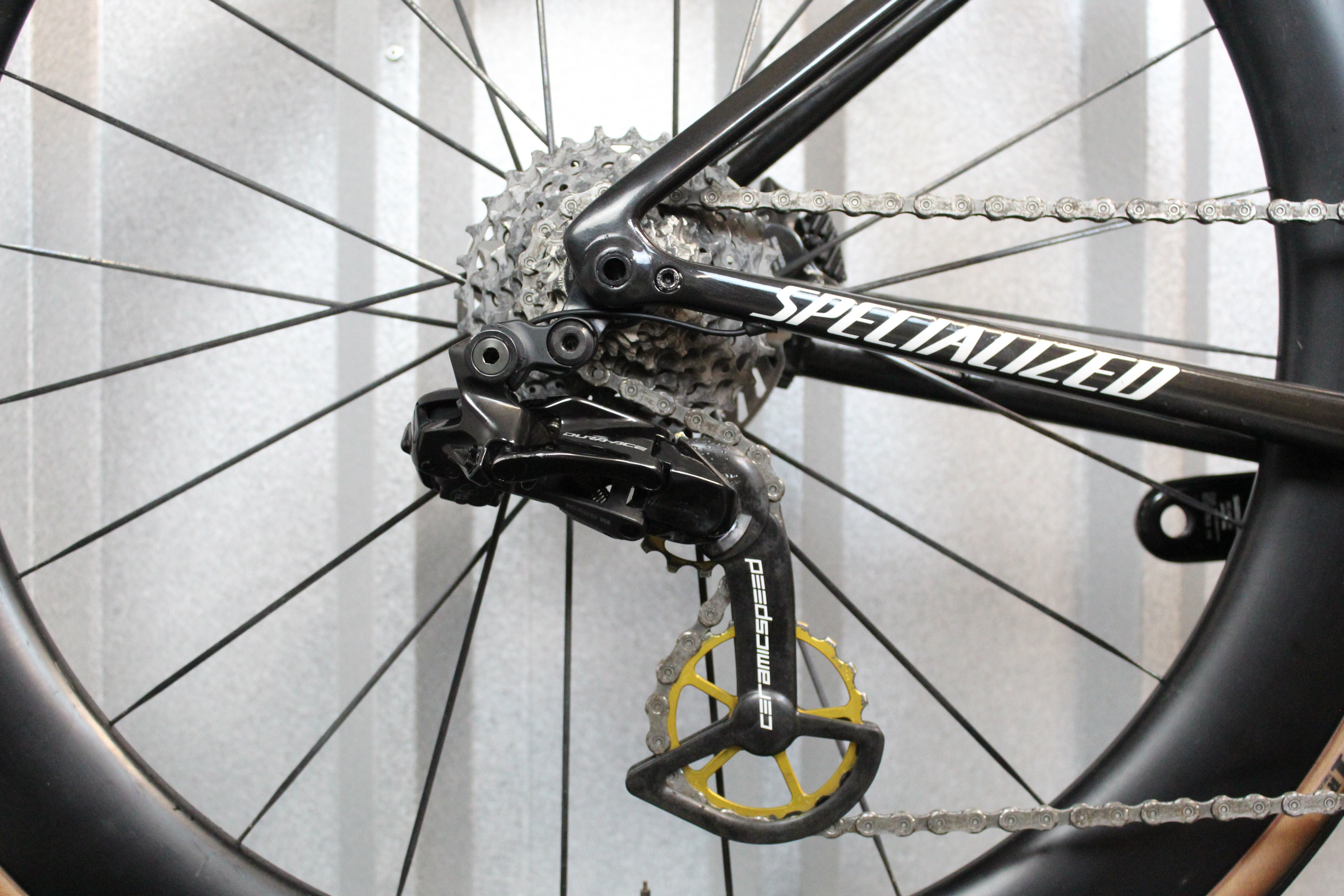 2023 Specialized S-Works Tarmac SL8 Project Black Dura-Ace Di2 Gloss Black, Size 54cm – Lightly Used