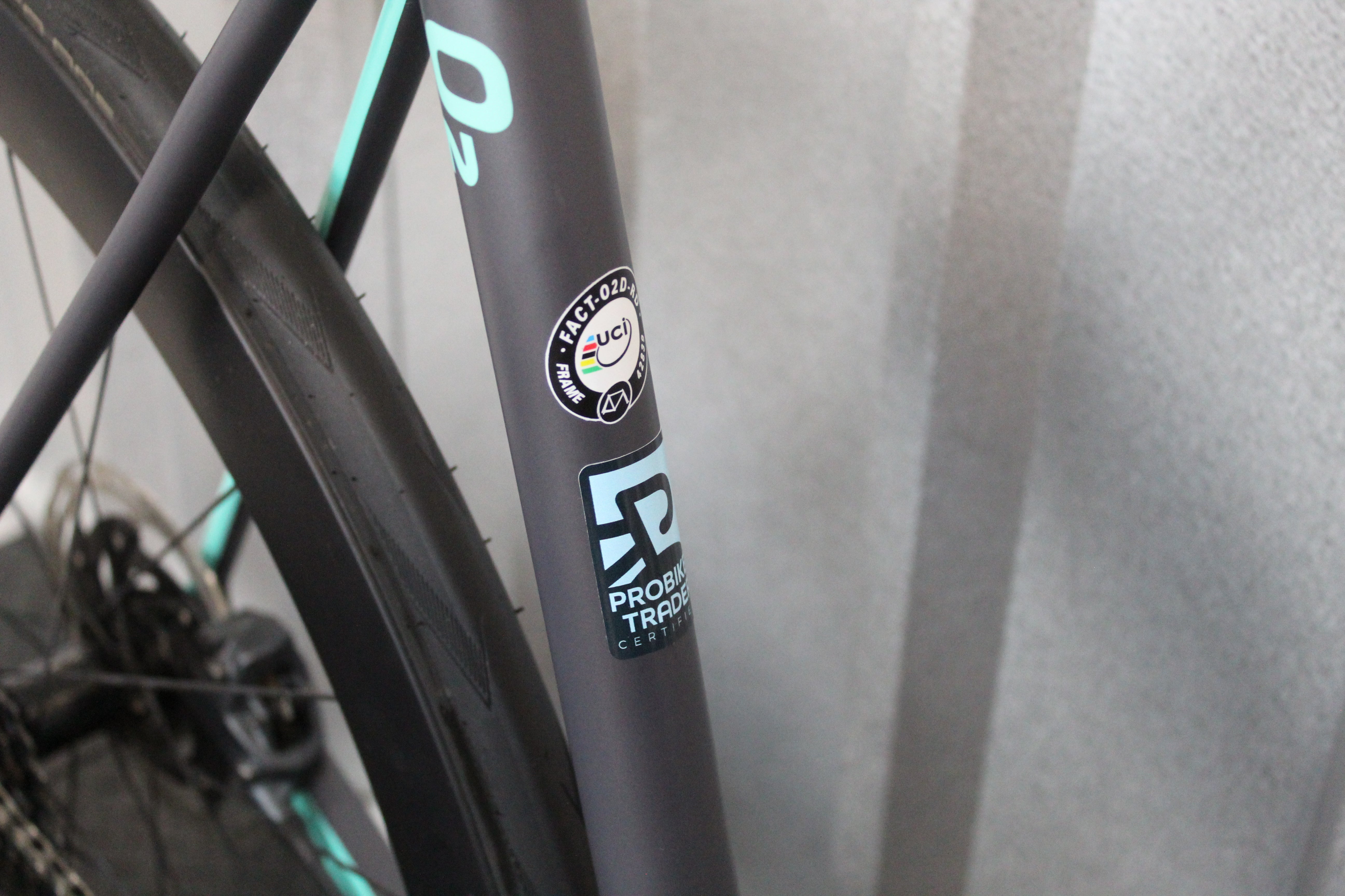 2023 Factor O2 SRAM Force AXS Road Bike Grey, Baby Blue, Size 58cm – Near Mint