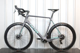 2023 Factor O2 SRAM Force AXS Road Bike Grey, Baby Blue, Size 58cm – Near Mint