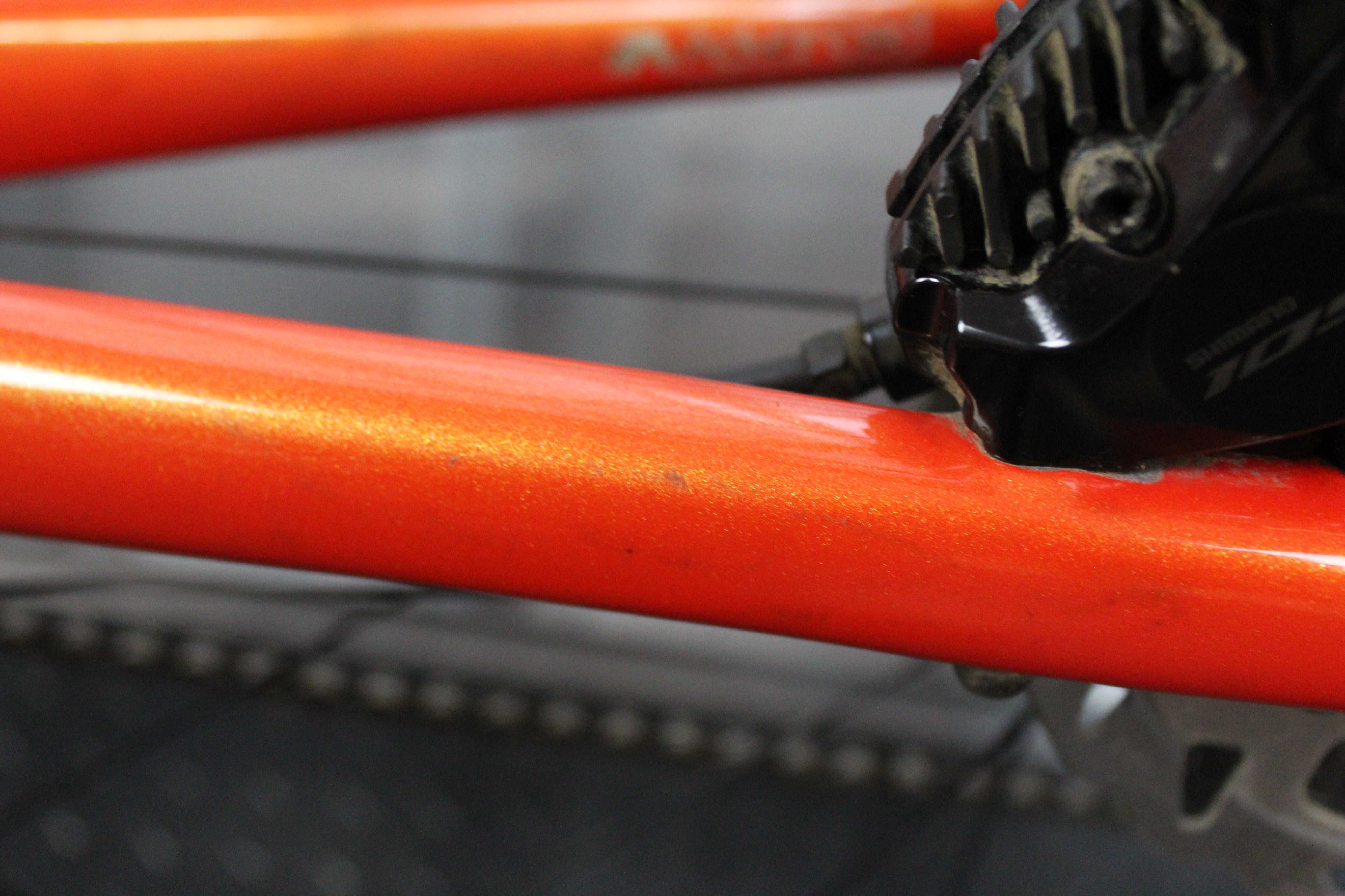 2021 Giant TCR Advanced Disc 1+ 105 Di2 Road Bike Helios Orange, Size Large – Mint