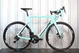 2025 Bianchi Aria e-Road Ultegra Di2 Electric Road Bike Celeste, Size 59cm – Mint
