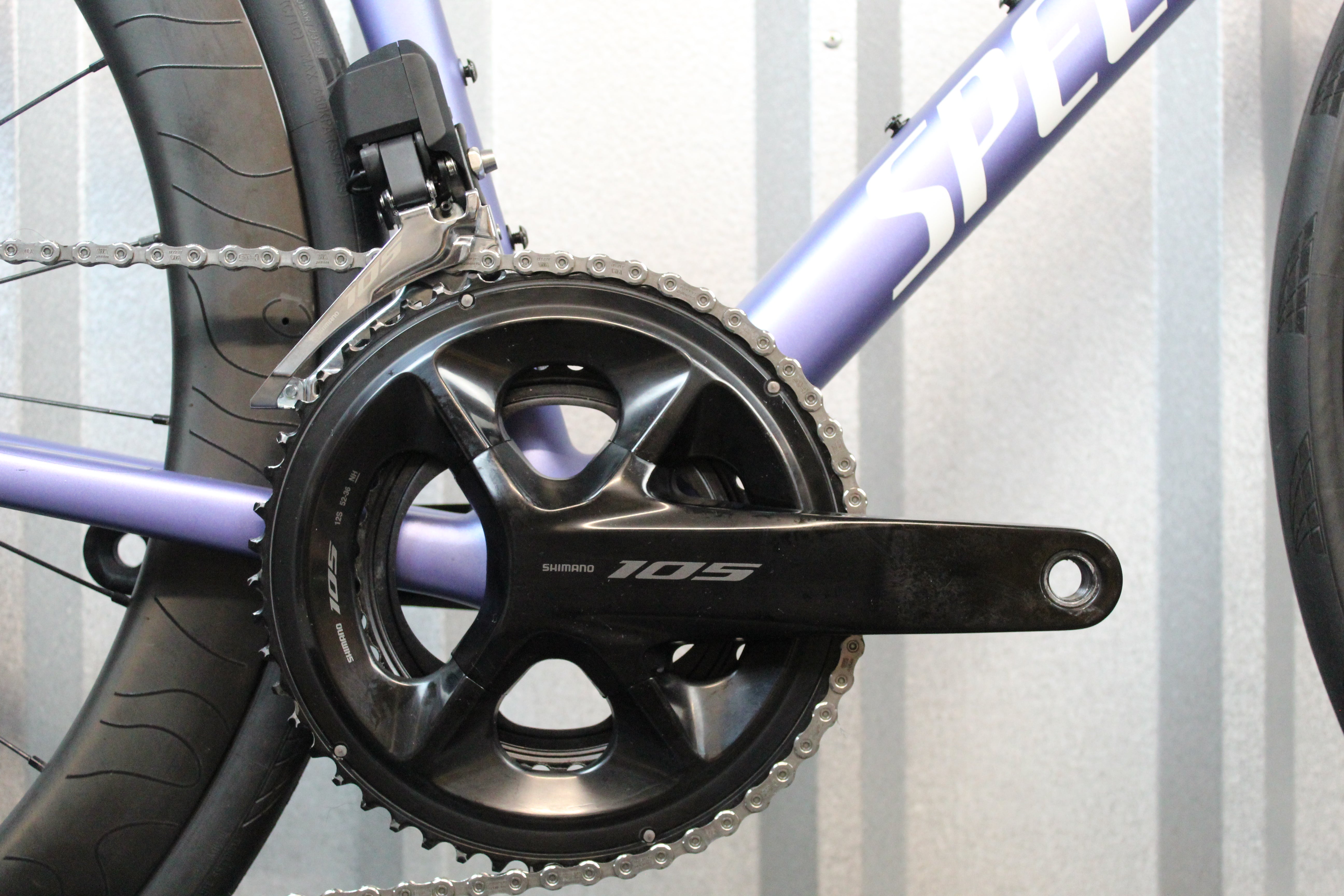 2024 Specialized Tarmac SL8 105 Di2 Road Bike Indigo Purple, Size 58cm – Near Mint