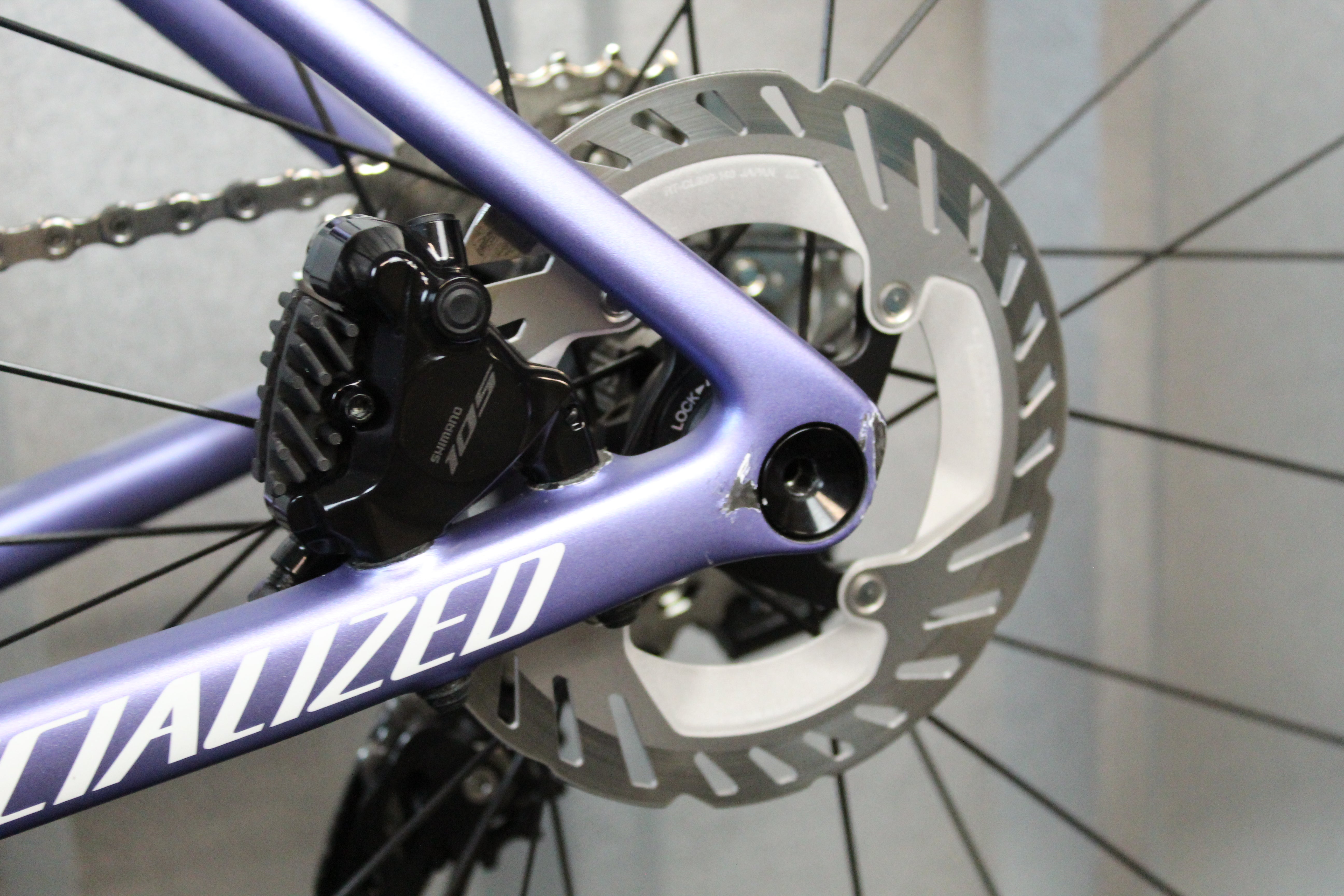 2024 Specialized Tarmac SL8 105 Di2 Road Bike Indigo Purple, Size 58cm – Near Mint