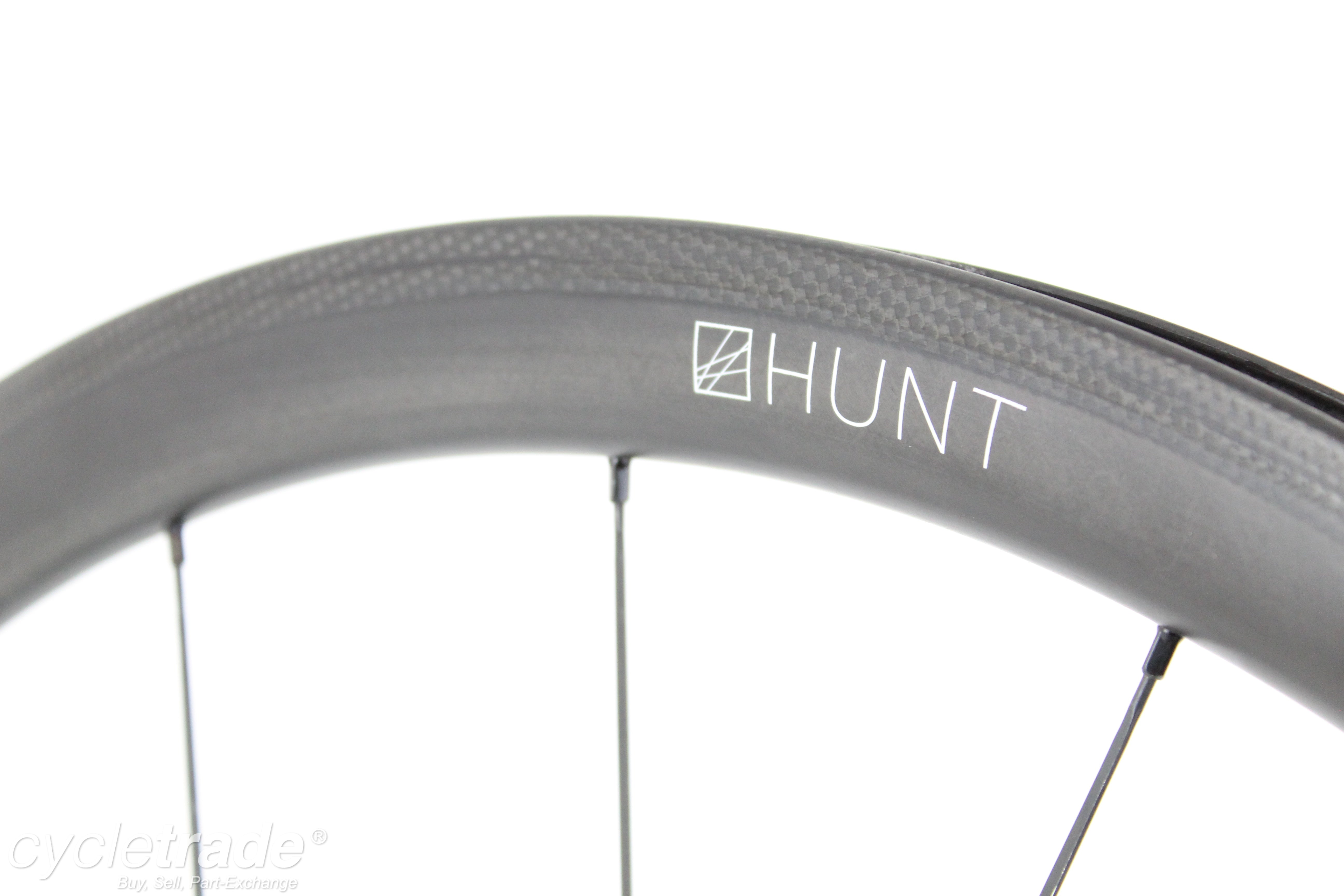 Carbon Rim Brake Wheelset- Hunt Aero Wide 36/50 11 Speed- Lightly Used