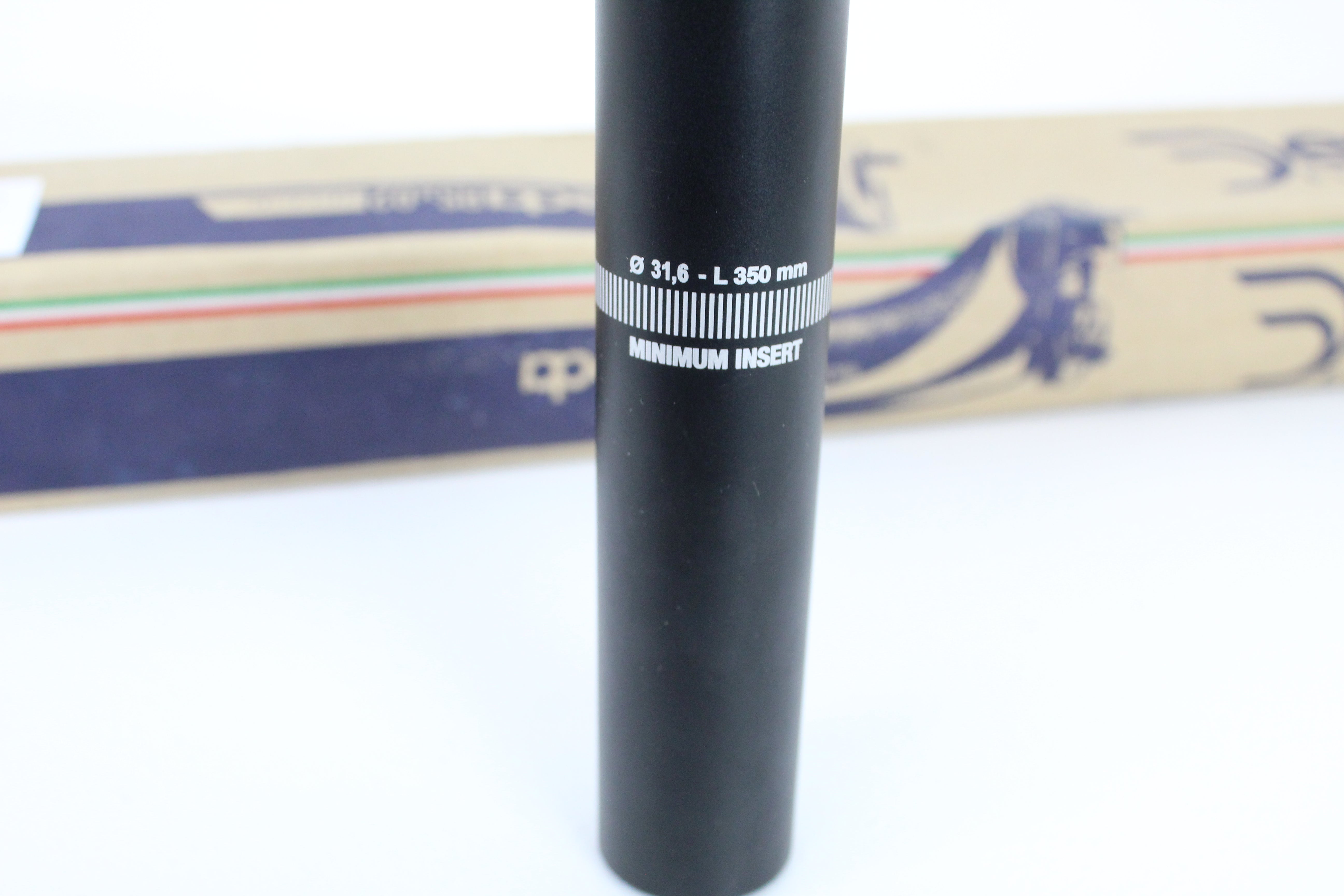 Aluminium Seatpost- Deda Zero 100 Black 31.6mm x 350 mm - NEW