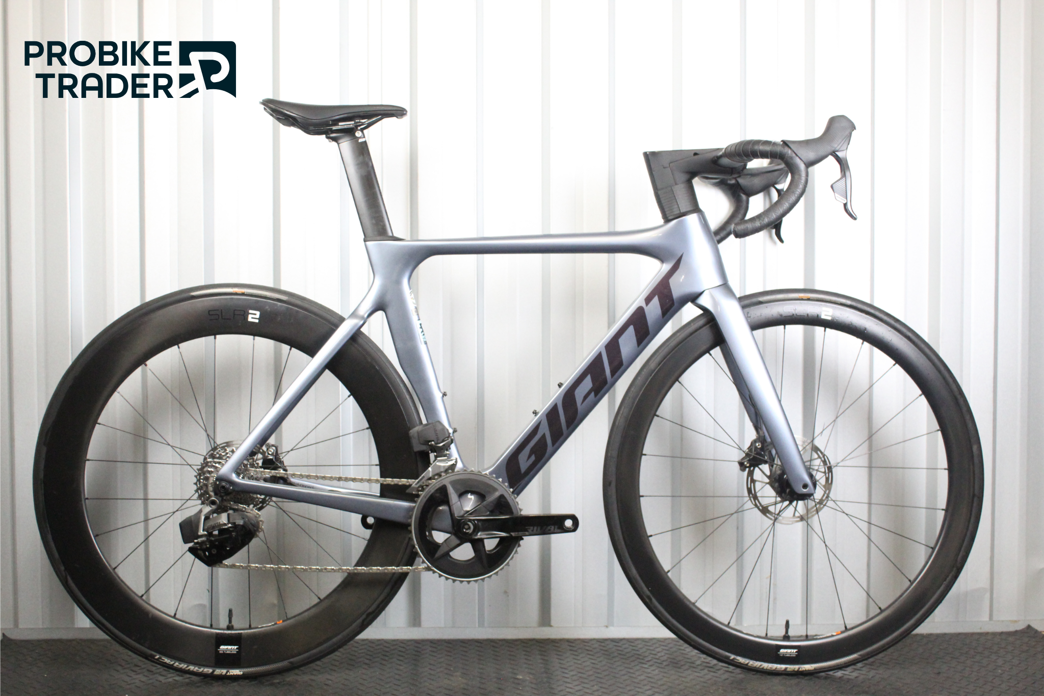 2022 Giant Propel Advanced 1 Rival AXS SLR 1 Grey/Black (Size Small) - Near Mint