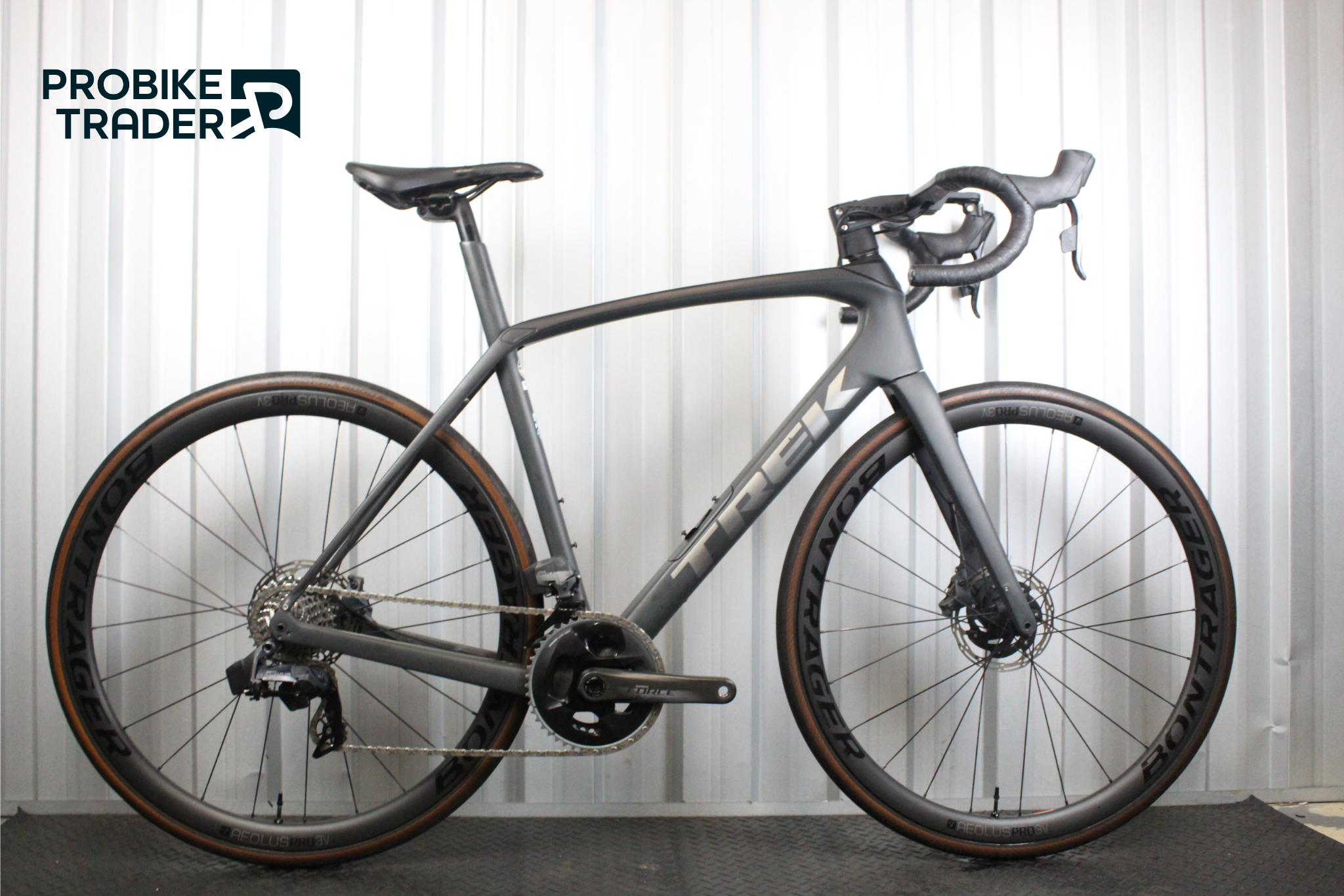 2021 Trek Domane SL7 Road Bike Force AXS Aeolus 3V Grey (Size 56cm) - Used