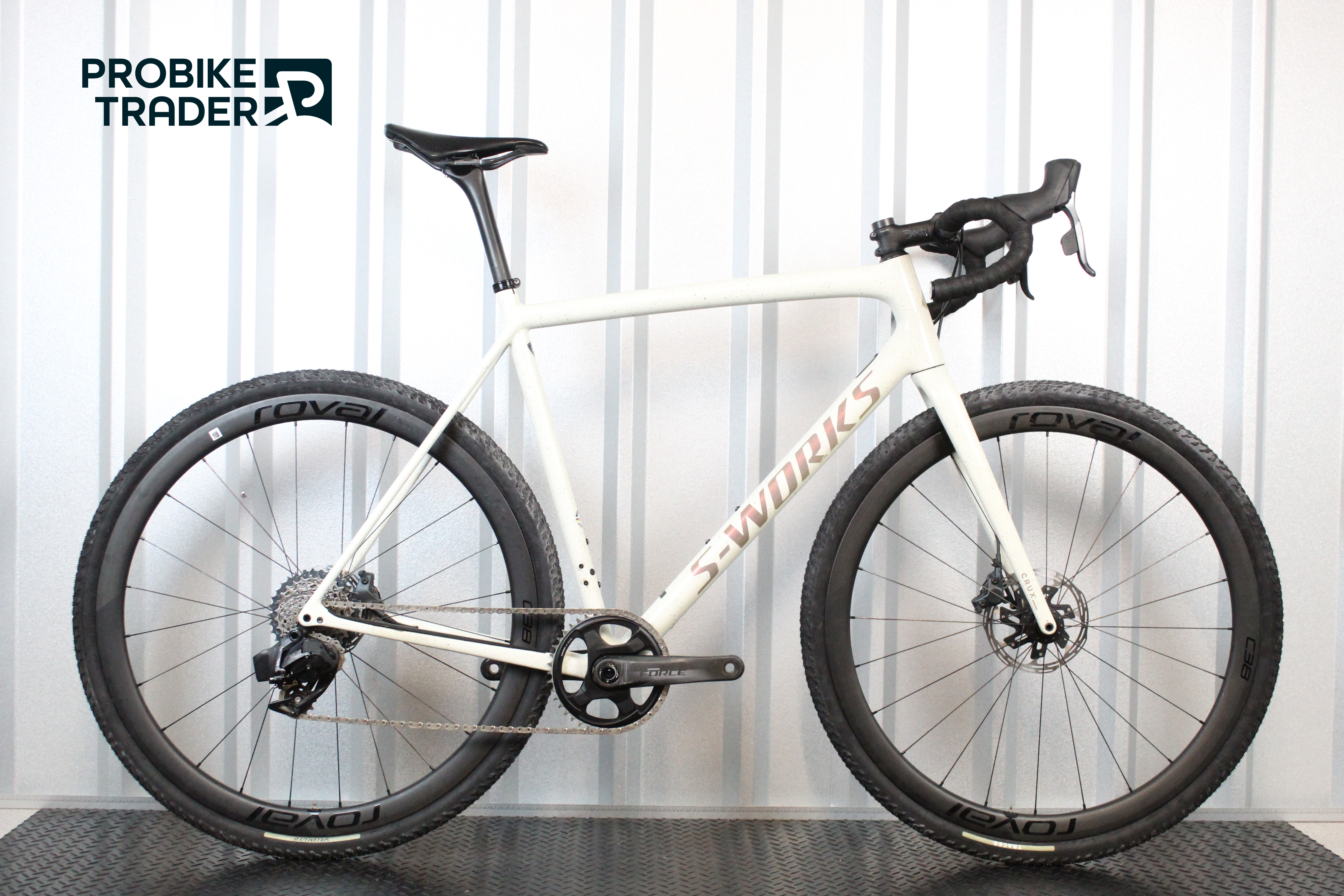 2023 S-Works Crux Force AXS Gravel Bike Gloss Birch Red (Size 58cm) - Used