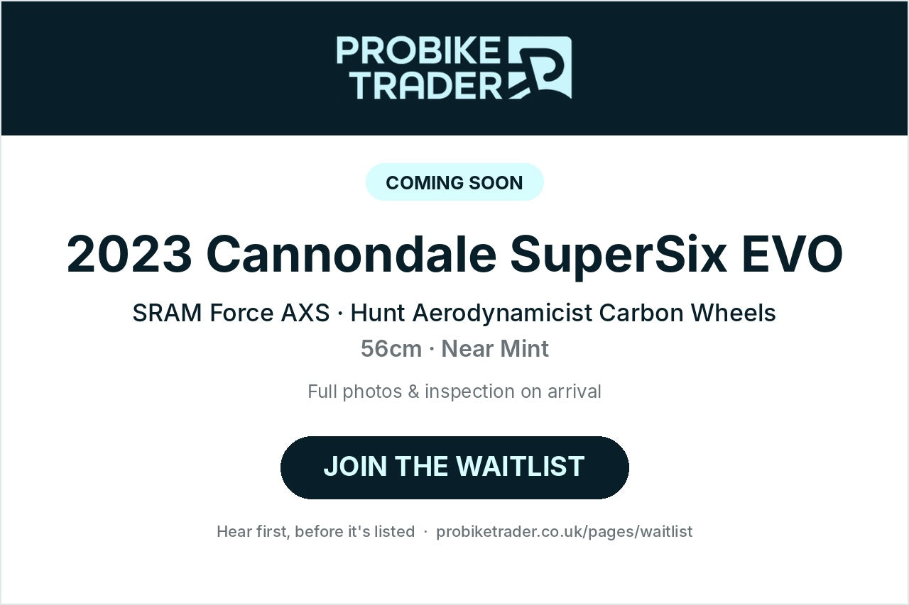2023 Cannondale SuperSix EVO SRAM Force AXS Hunt Aerodynamicist Carbon Road Bike, Size 56cm – Near Mint