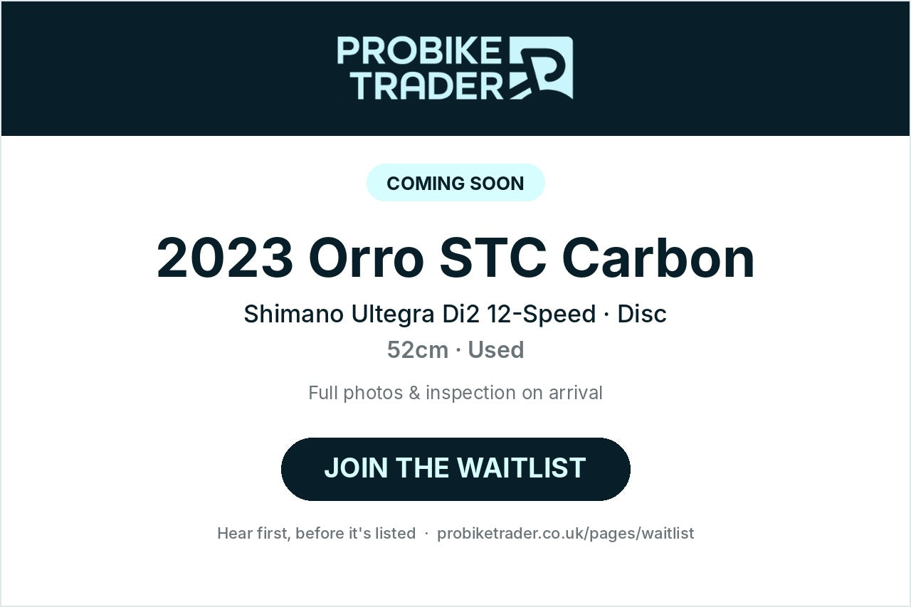 2023 Orro STC Carbon Shimano Ultegra Di2 12-Speed Road Bike, Size 52cm – Used