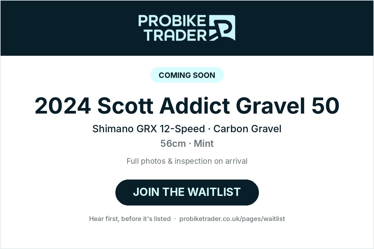 2024 Scott Addict Gravel 50 Shimano GRX 12-Speed Gravel Bike, Size 56cm – Mint